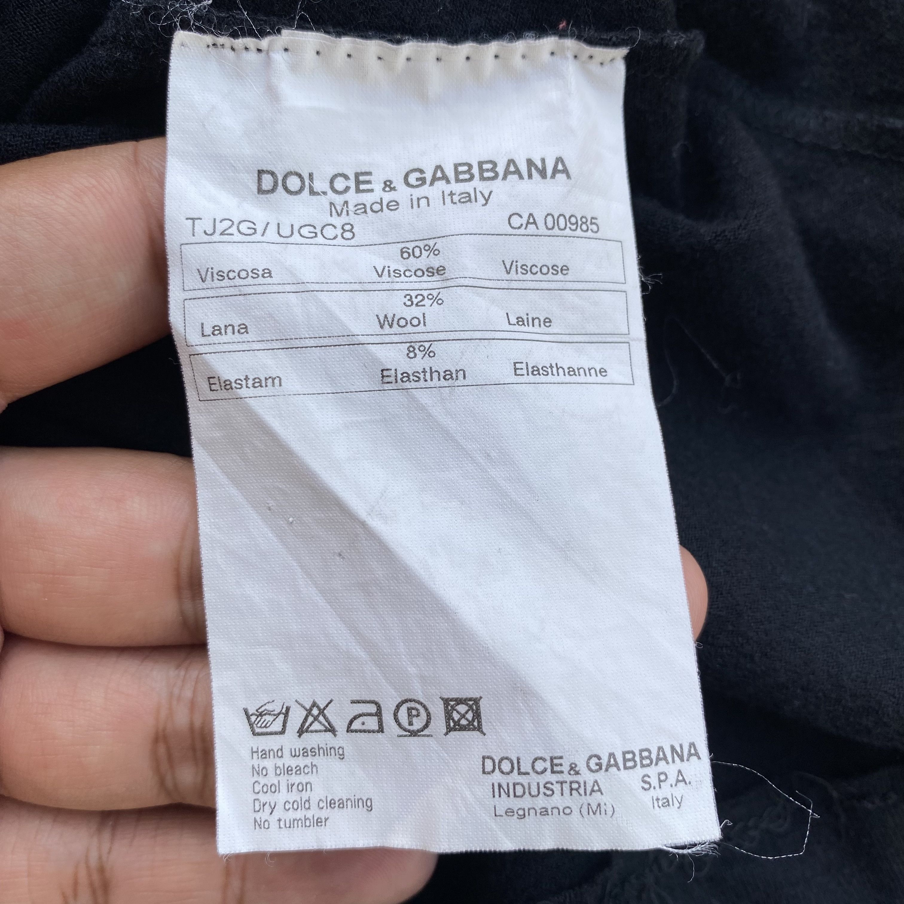 Dolce & Gabbana × Vintage black blouse Size L / US 10 / IT 46 - 10 Thumbnail