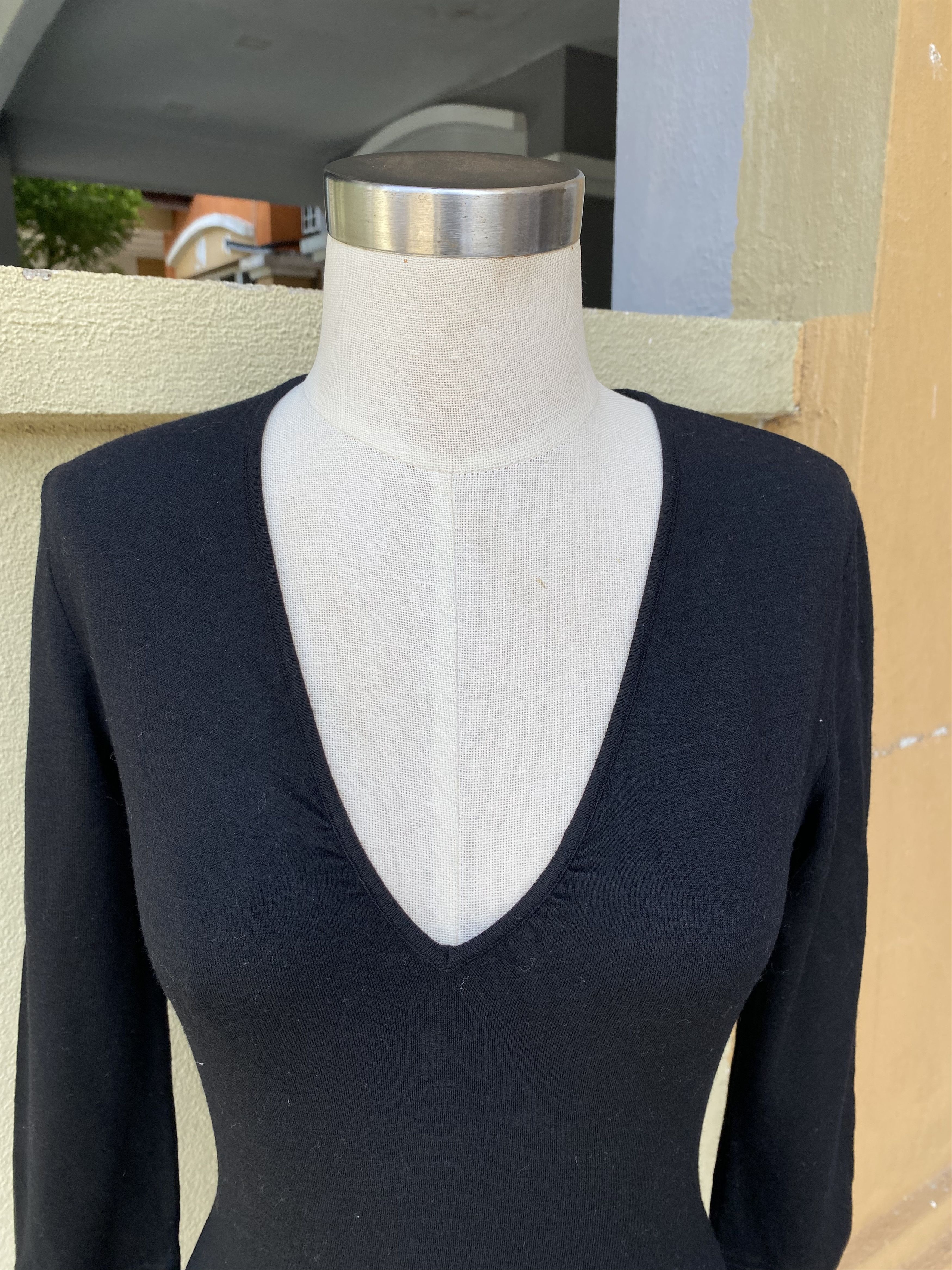 Dolce & Gabbana × Vintage black blouse Size L / US 10 / IT 46 - 2 Thumbnail