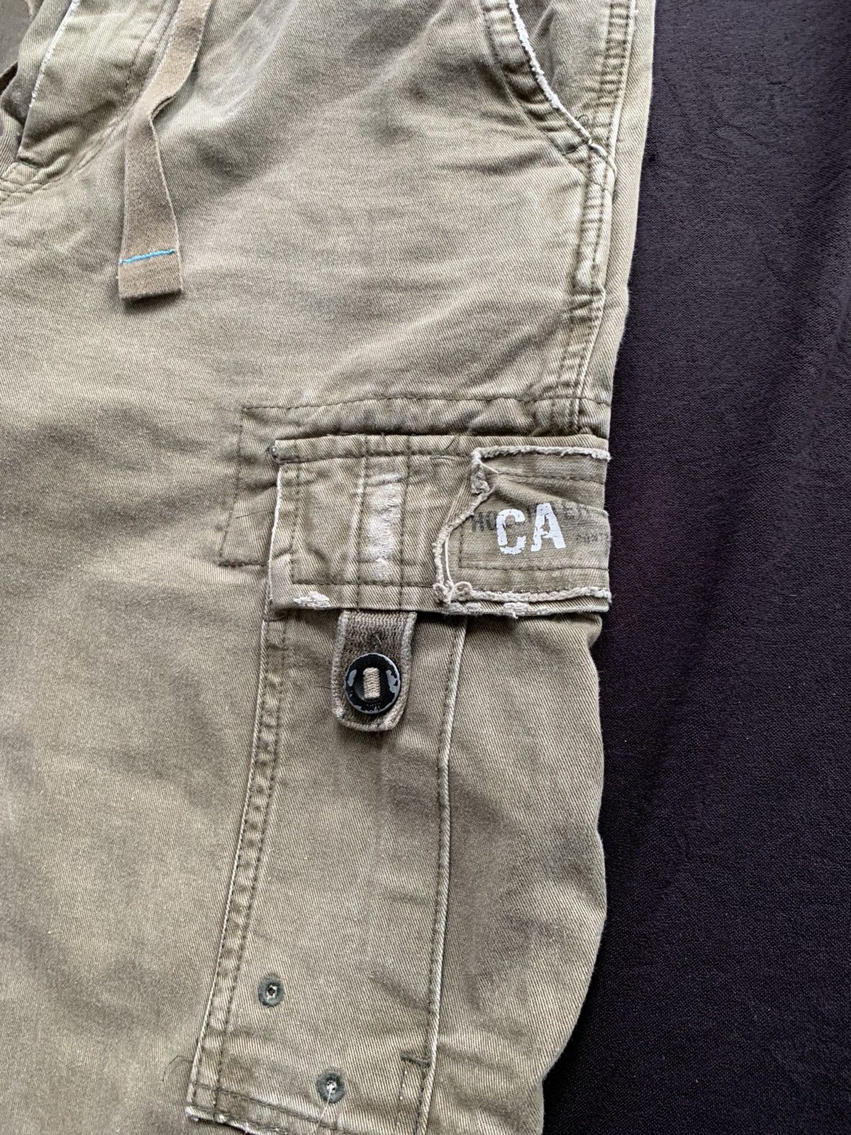 Japanese Brand Vintage HCO Baggy Wide Leg Flare Cargo Pant Size US 32 / EU 48 - 5 Thumbnail
