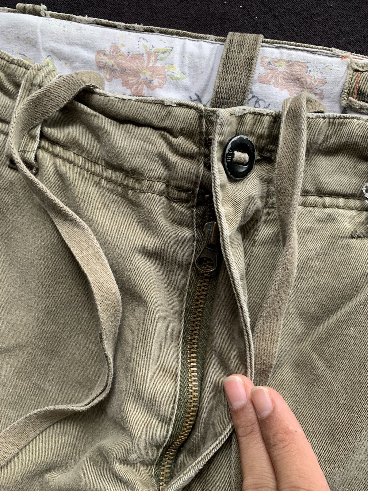Japanese Brand Vintage HCO Baggy Wide Leg Flare Cargo Pant Size US 32 / EU 48 - 7 Thumbnail