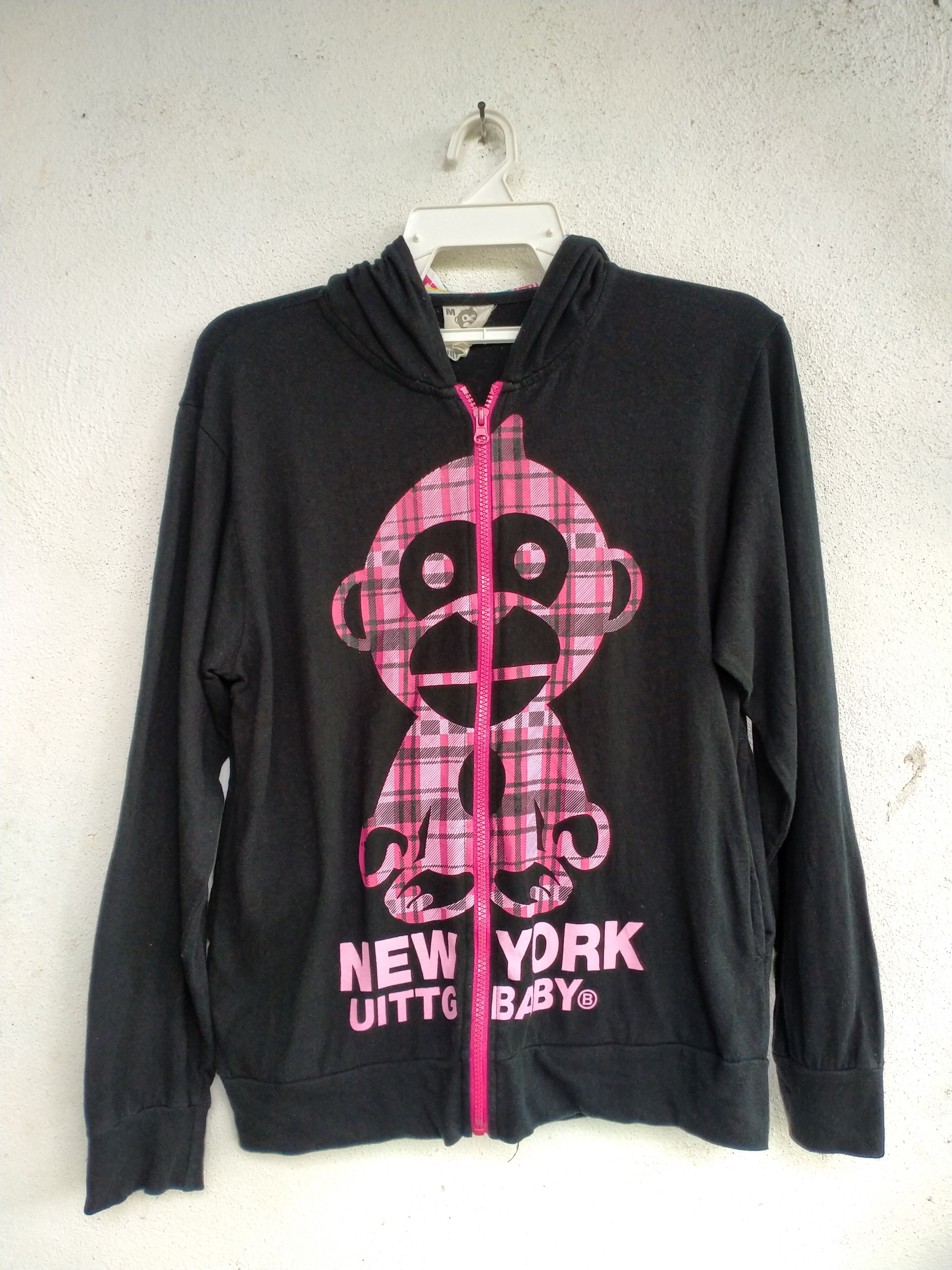 image of New York Uittg Baby Hoodie For Ladies in Black, Women's (Size Medium)