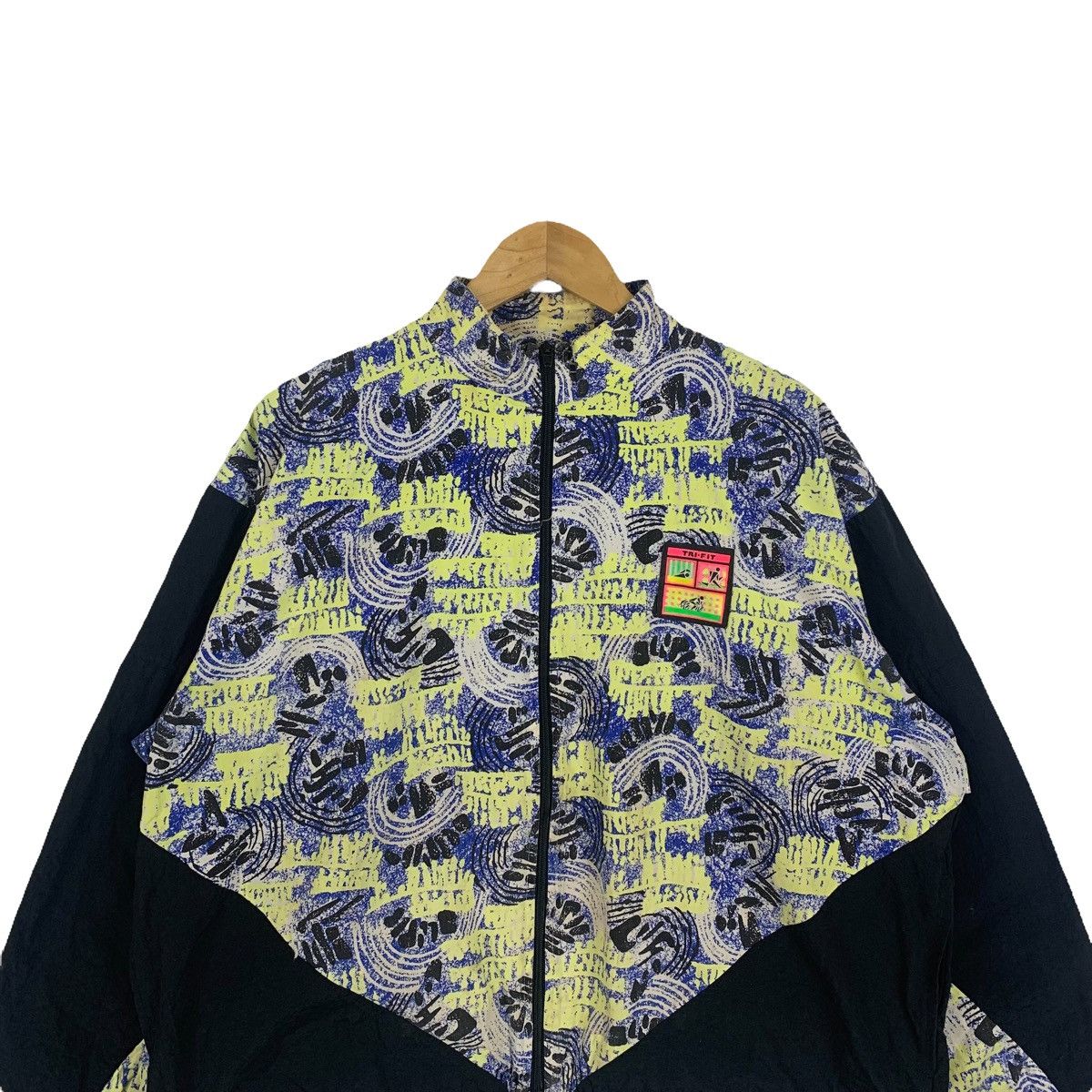 Vintage IRONMAN Tri Fit Outdoor Abstract Design Zipper Light Jacket Size US L / EU 52-54 / 3 - 5 Thumbnail