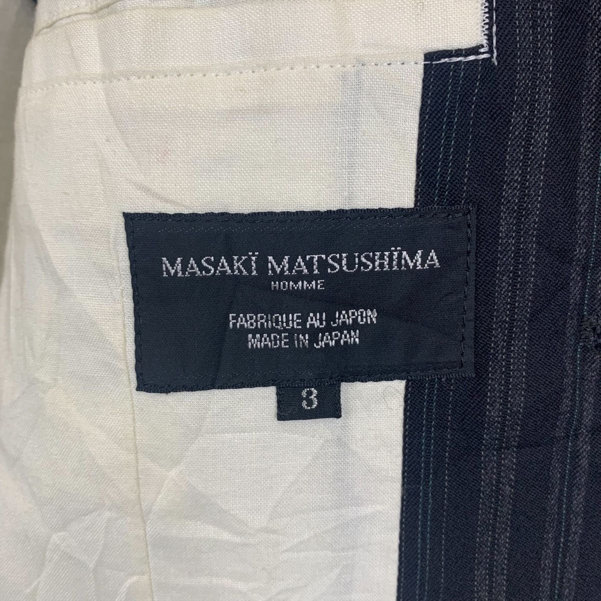 Japanese Brand × Masaki Matsushima × Vintage MASAKI MATSUSHIMA Homme Japanese Brand Designer Coats Jacket Size M / US 6-8 / IT 42-44 - 6 Thumbnail