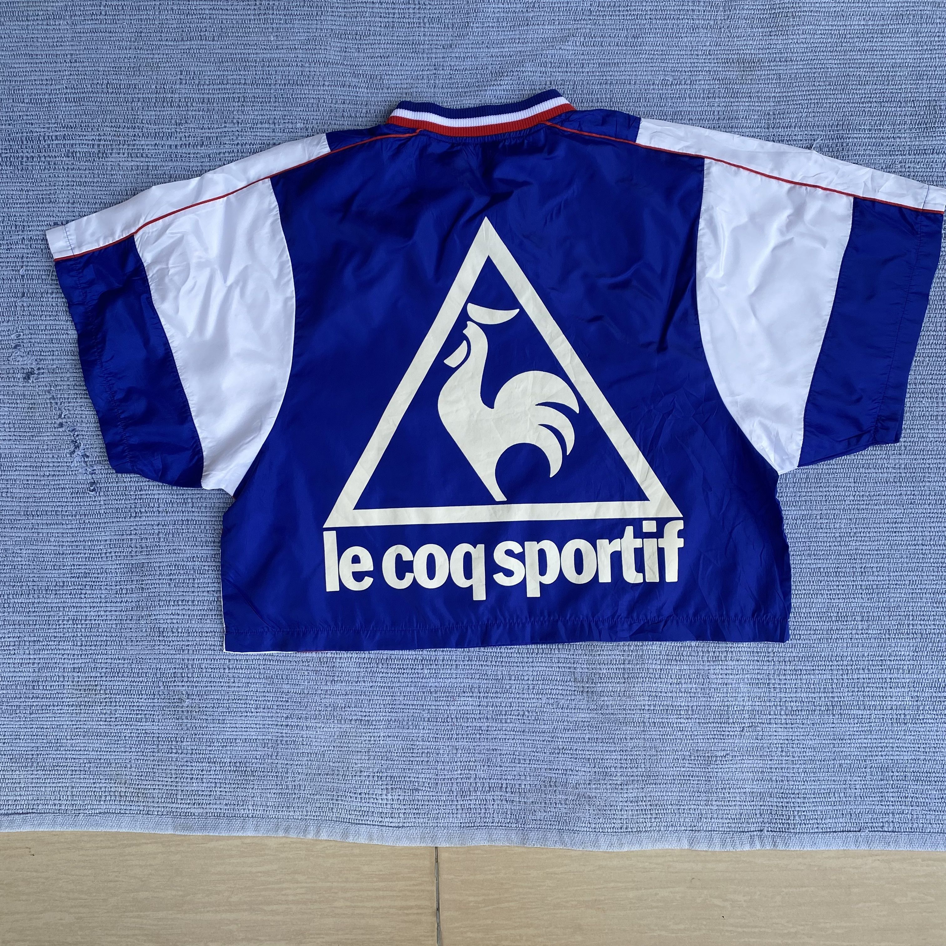 Le Coq Sportif vintage crop top jersey Size L / US 10 / IT 46 - 6 Thumbnail