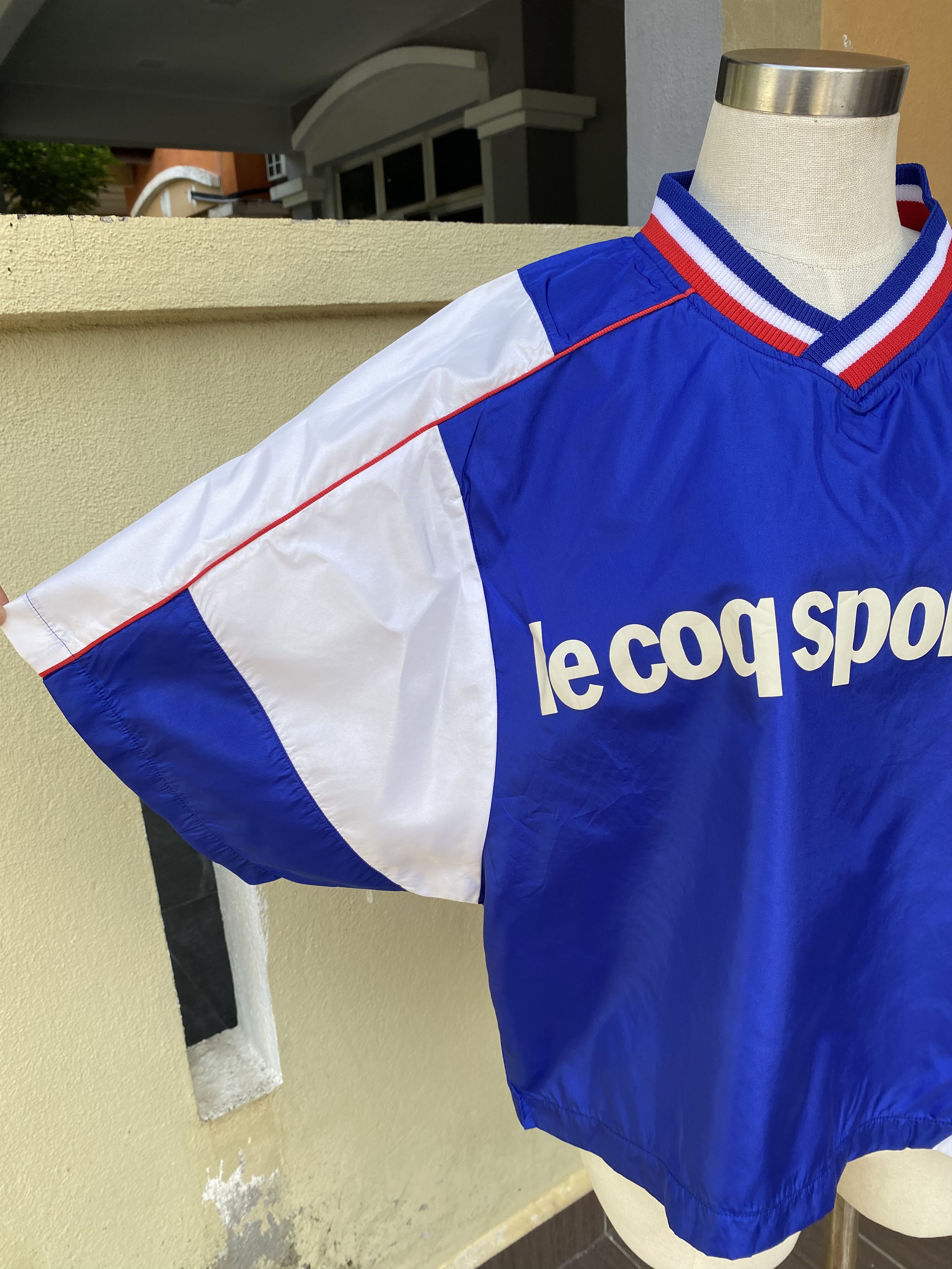 Le Coq Sportif vintage crop top jersey Size L / US 10 / IT 46 - 3 Thumbnail