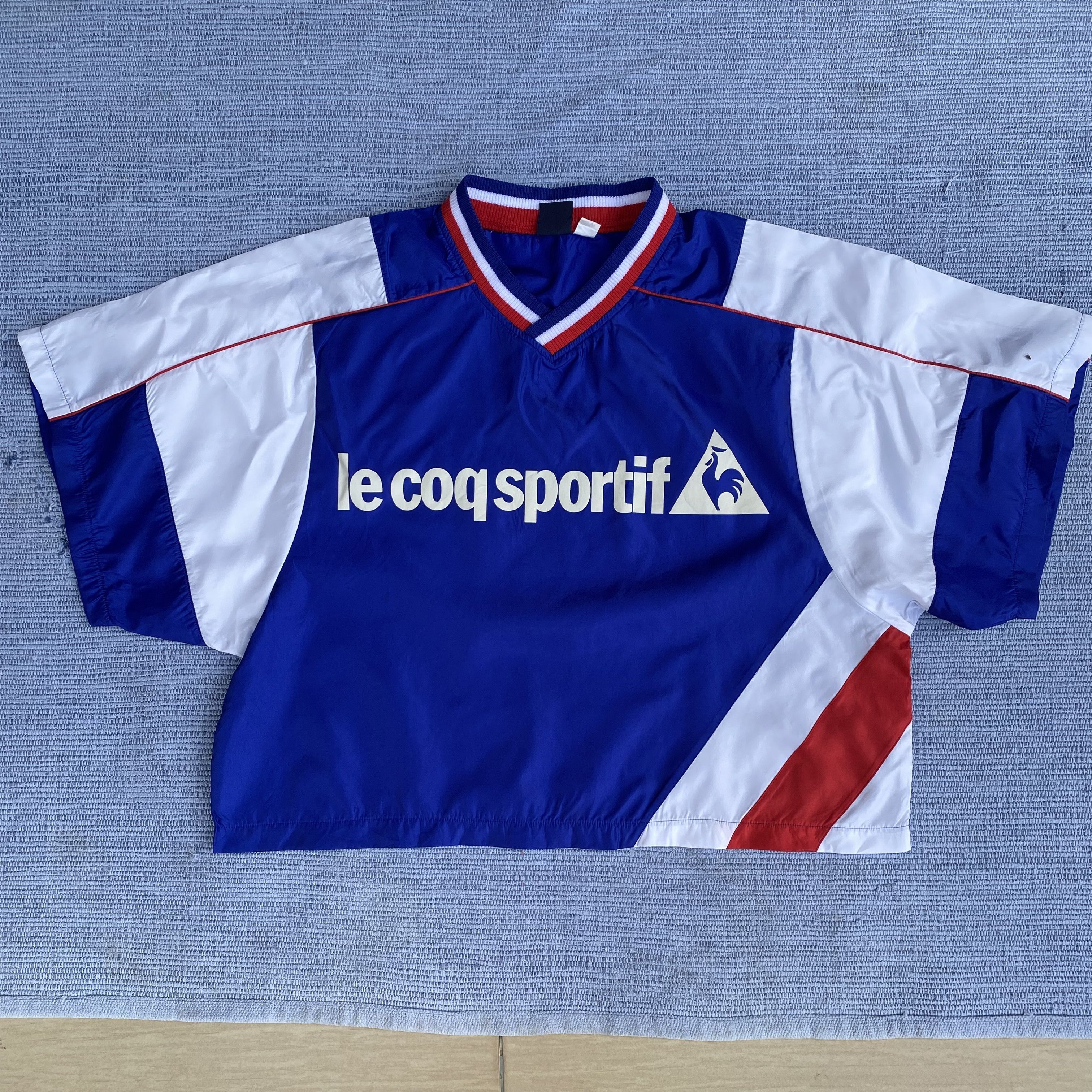 Le Coq Sportif vintage crop top jersey Size L / US 10 / IT 46 - 4 Thumbnail
