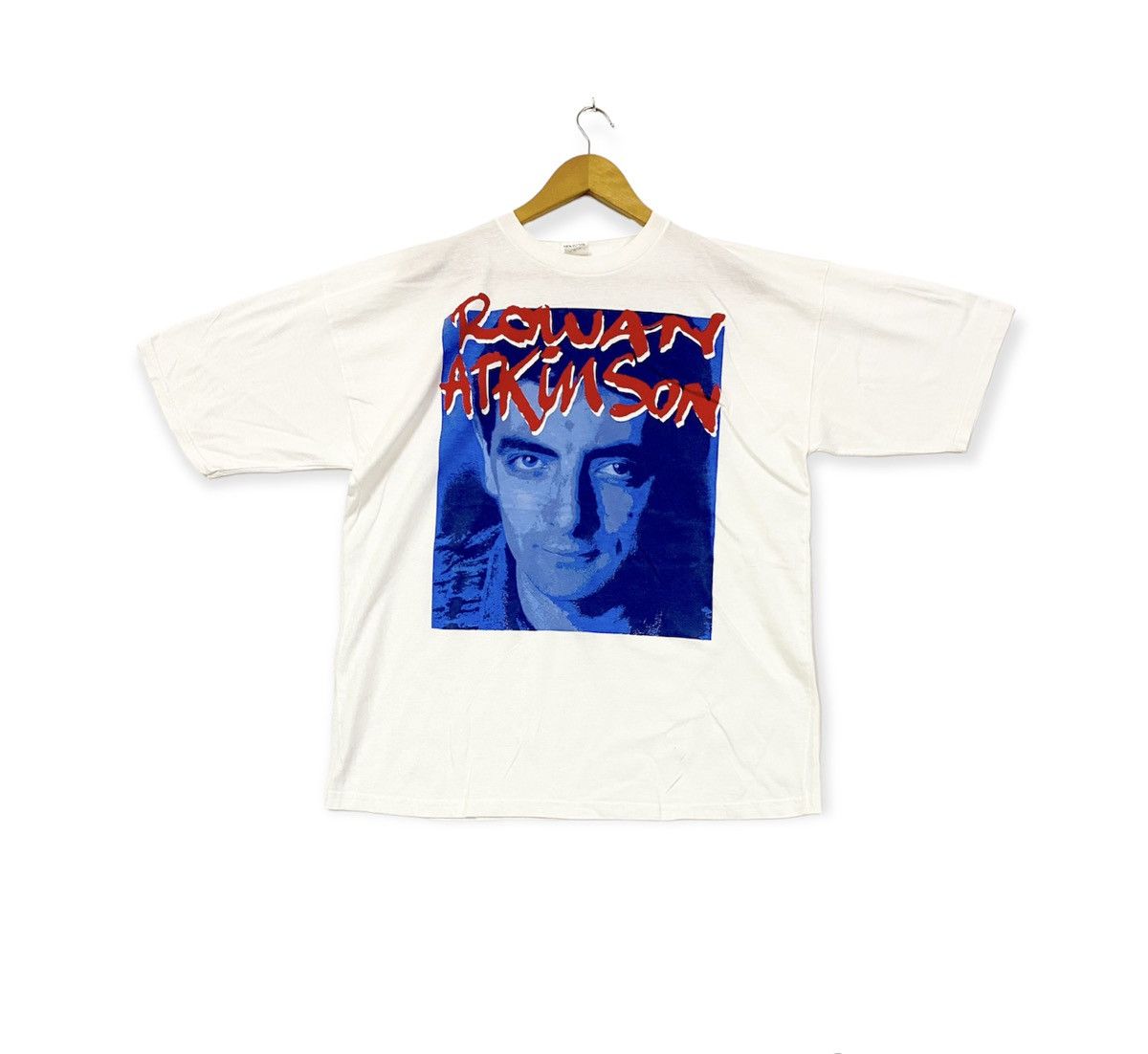vintage 90s ROWAN ATKINSON mr bean actor promo t-shirts