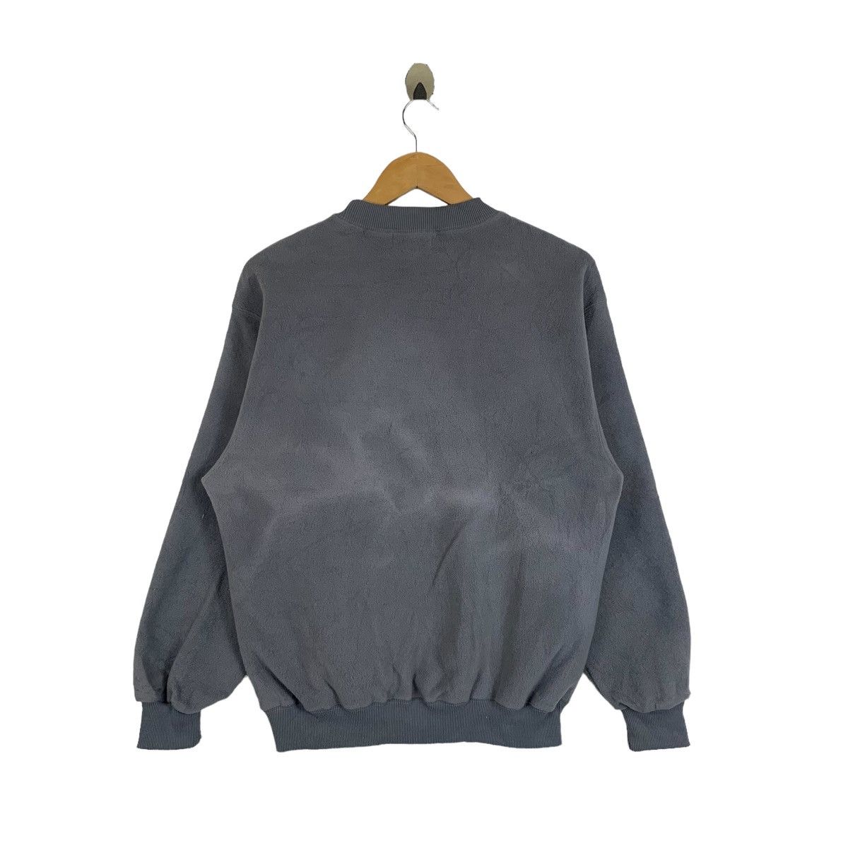 Spalding × Vintage Vintage SPALDING Big Logo Embroidered Fleece Sweatshirt Size US M / EU 48-50 / 2 - 2 Thumbnail