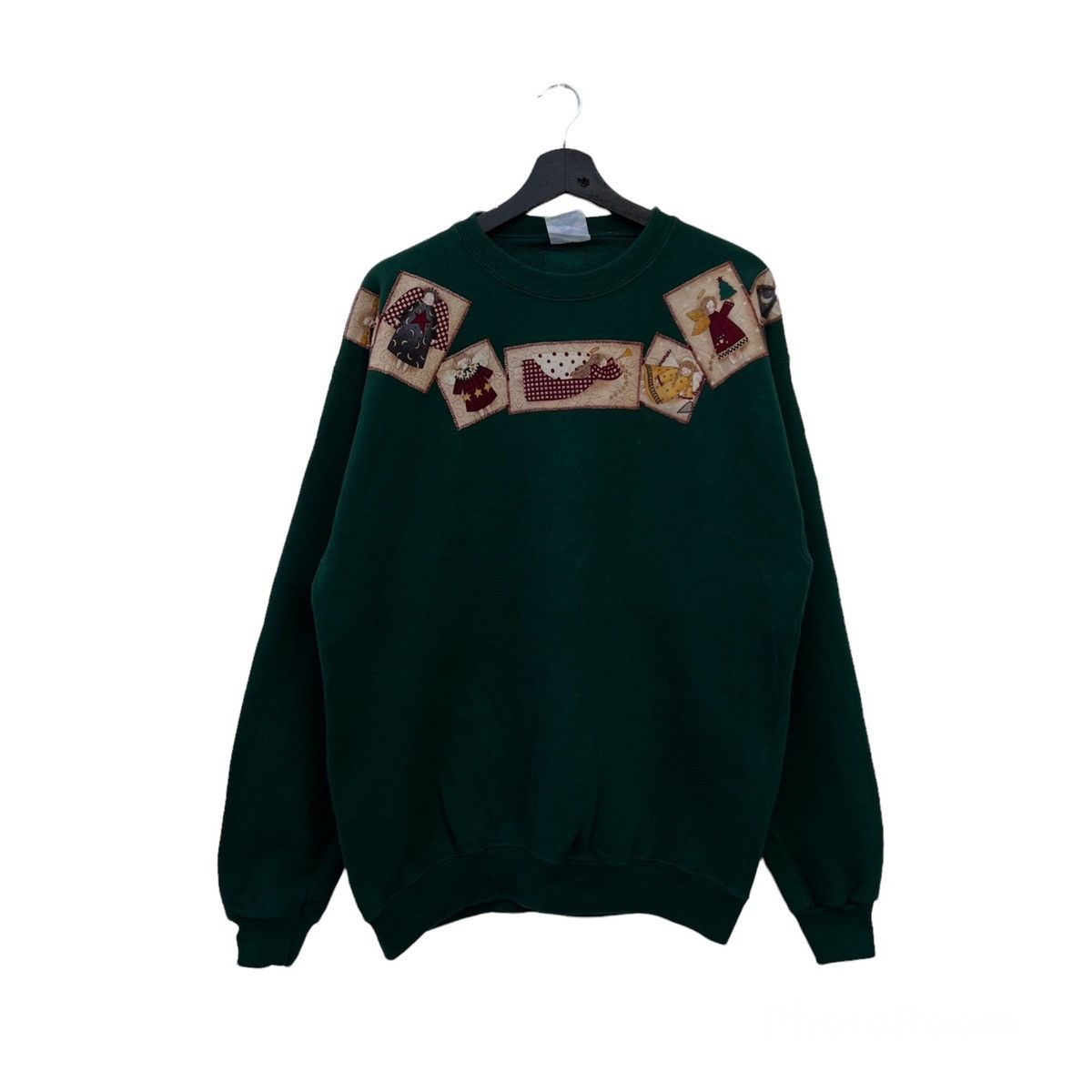 Japanese Brand VINTAGE CREWNECK SWEATSHIRT SANTEE BIG LOGO MADE IN USA Size US L / EU 52-54 / 3 - 1 Thumbnail
