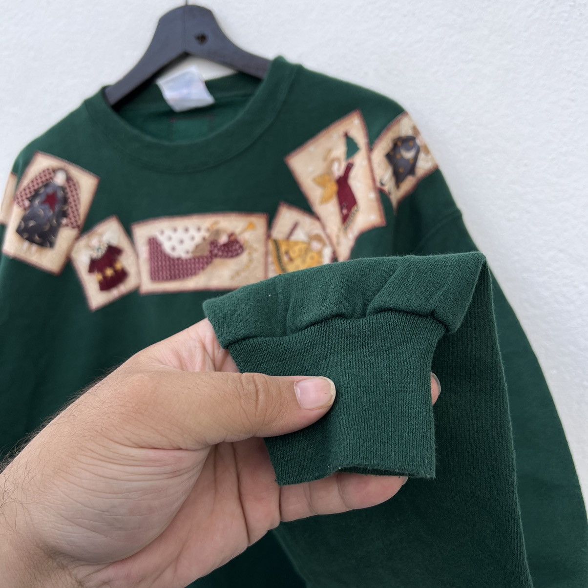Japanese Brand VINTAGE CREWNECK SWEATSHIRT SANTEE BIG LOGO MADE IN USA Size US L / EU 52-54 / 3 - 7 Thumbnail