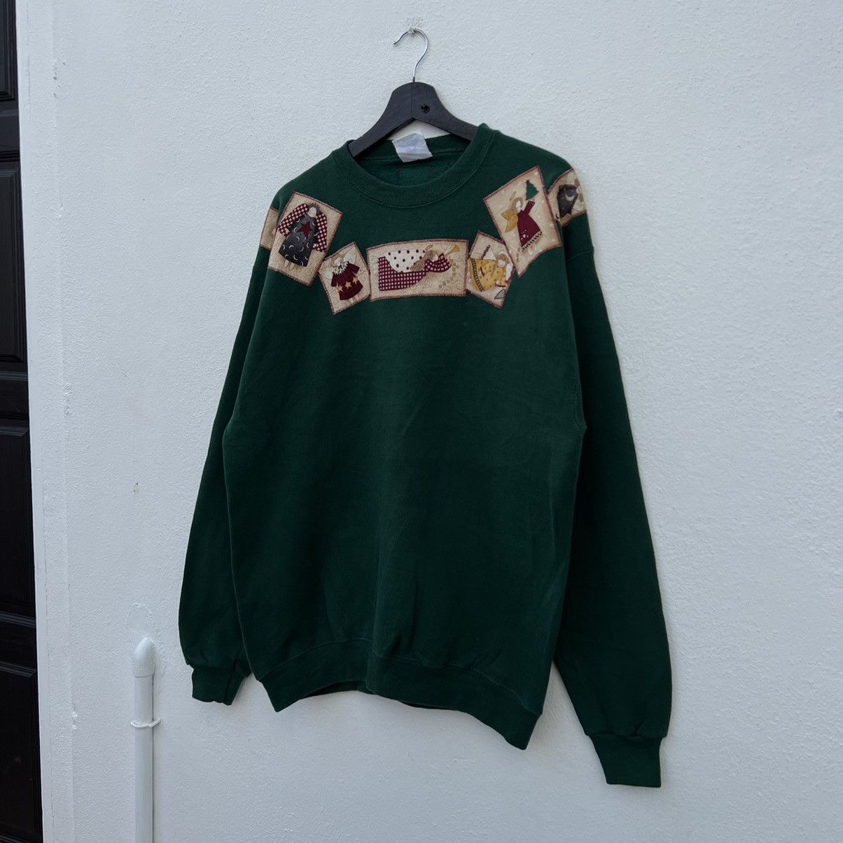 Japanese Brand VINTAGE CREWNECK SWEATSHIRT SANTEE BIG LOGO MADE IN USA Size US L / EU 52-54 / 3 - 2 Thumbnail