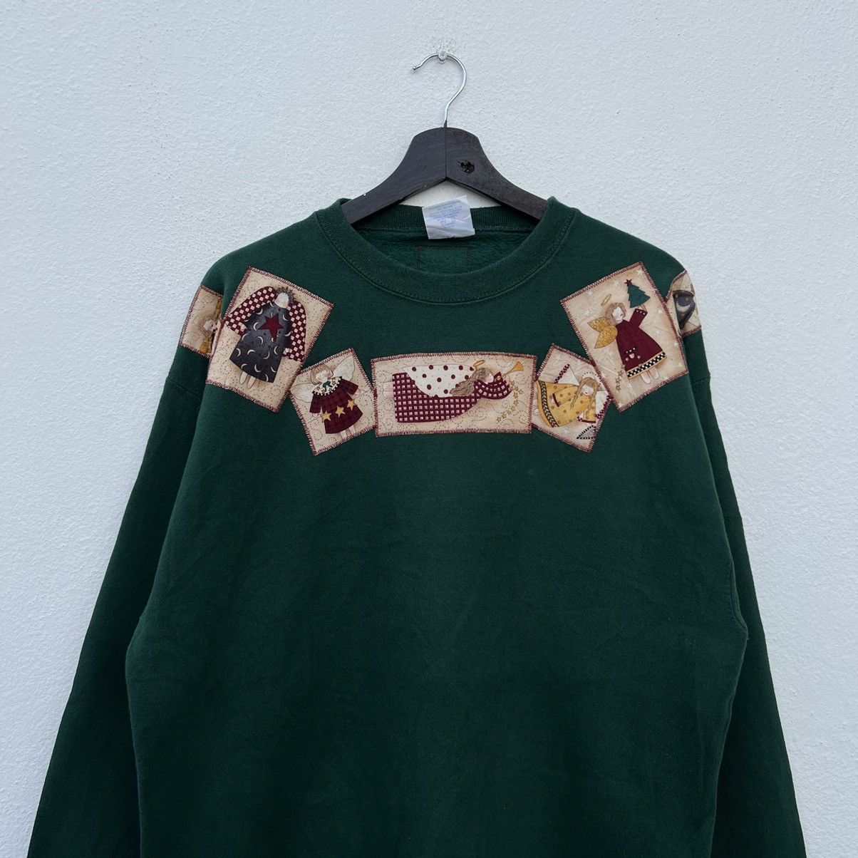 Japanese Brand VINTAGE CREWNECK SWEATSHIRT SANTEE BIG LOGO MADE IN USA Size US L / EU 52-54 / 3 - 3 Thumbnail