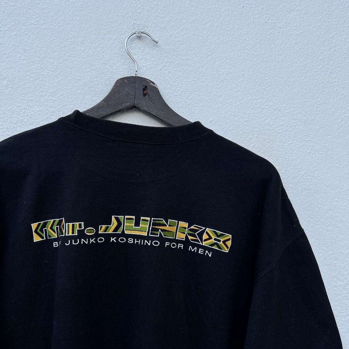 Japanese Brand MR JUNKO BY JUNKO KOSHINO FOR MEN BIG LOGO SHORT SLEEVE Size US M / EU 48-50 / 2 - 4 Thumbnail