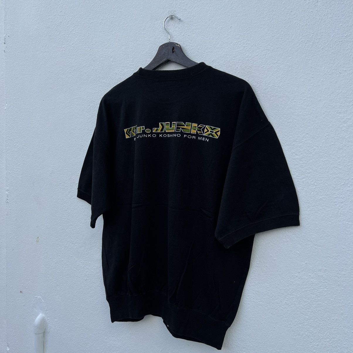 Japanese Brand MR JUNKO BY JUNKO KOSHINO FOR MEN BIG LOGO SHORT SLEEVE Size US M / EU 48-50 / 2 - 2 Thumbnail