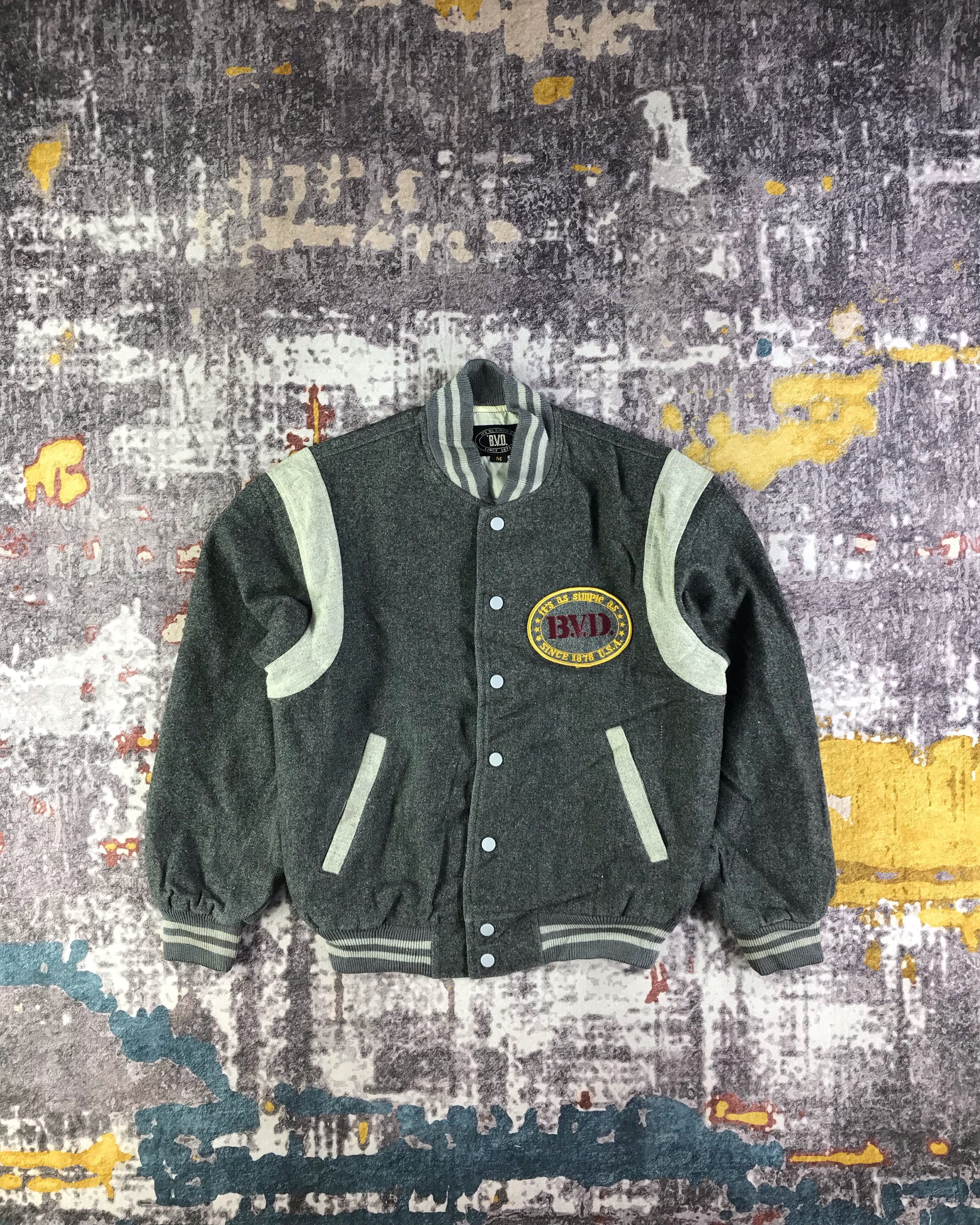 Vintage BVD Wool Varsity Jacket-M374