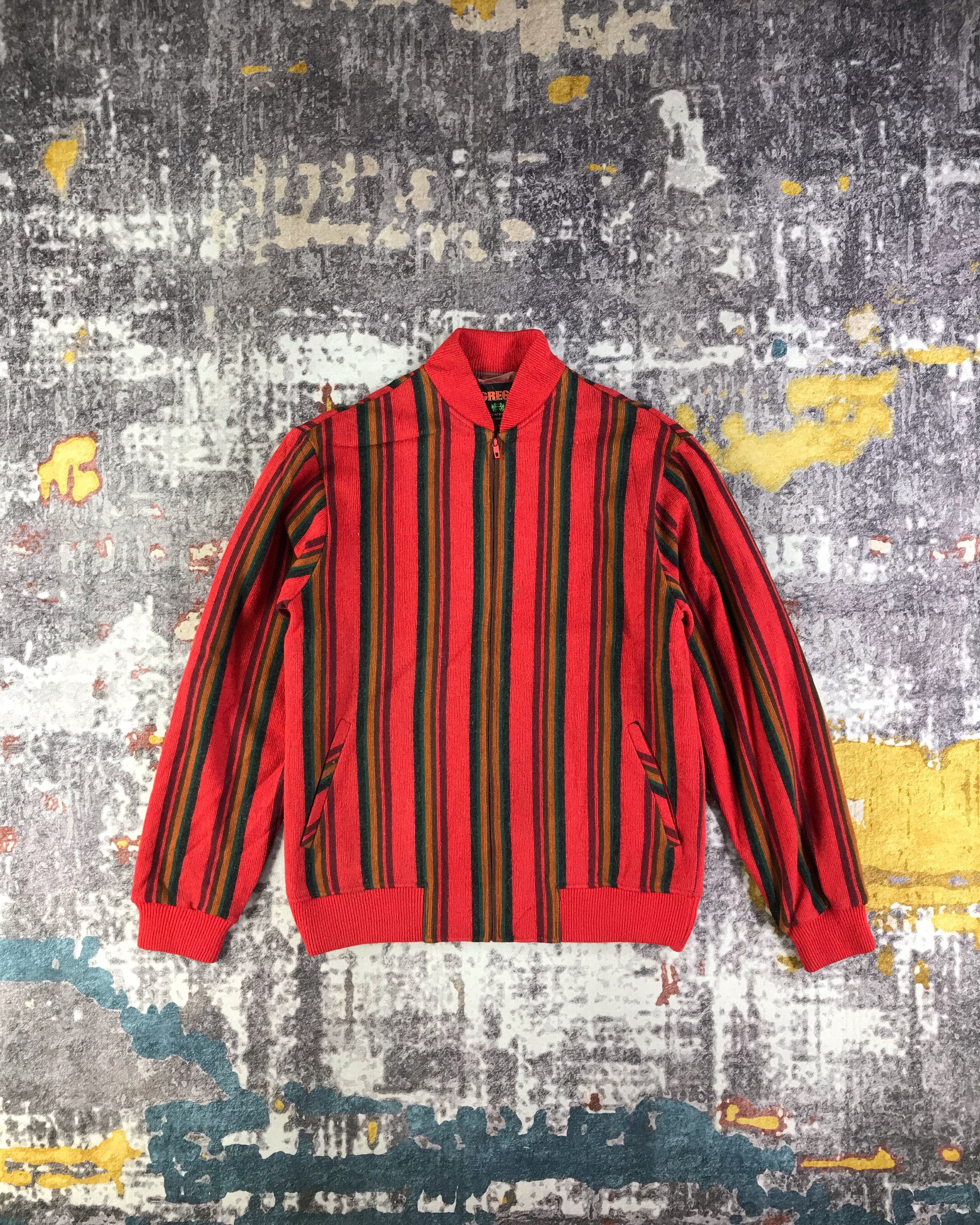 Vintage MC Gregor Pin Stripe Varsity Jacket-M368