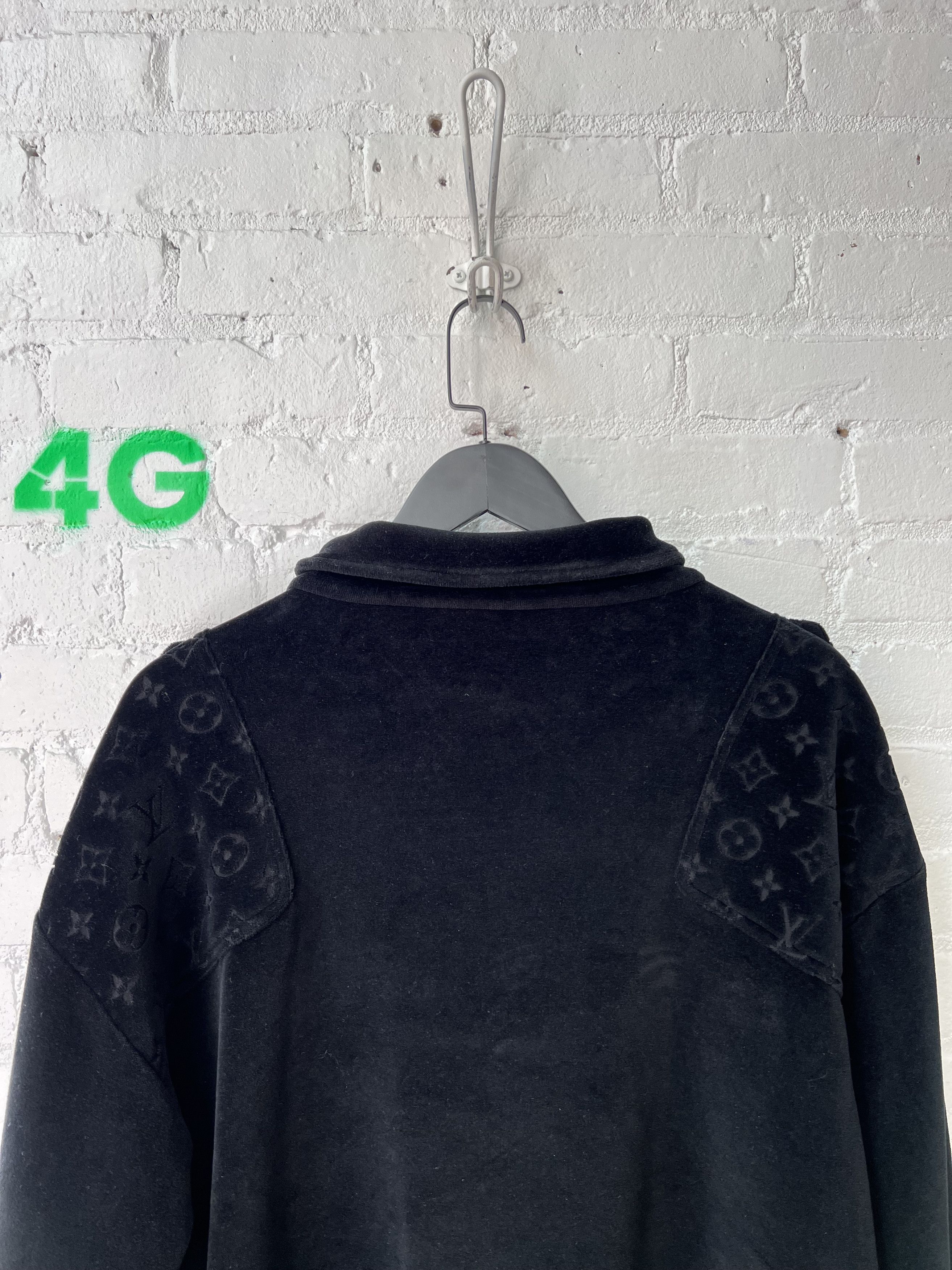 Louis Vuitton LV Virgil Velour Cargo pocket quarter zip sweater Size US L / EU 52-54 / 3 - 3 Thumbnail