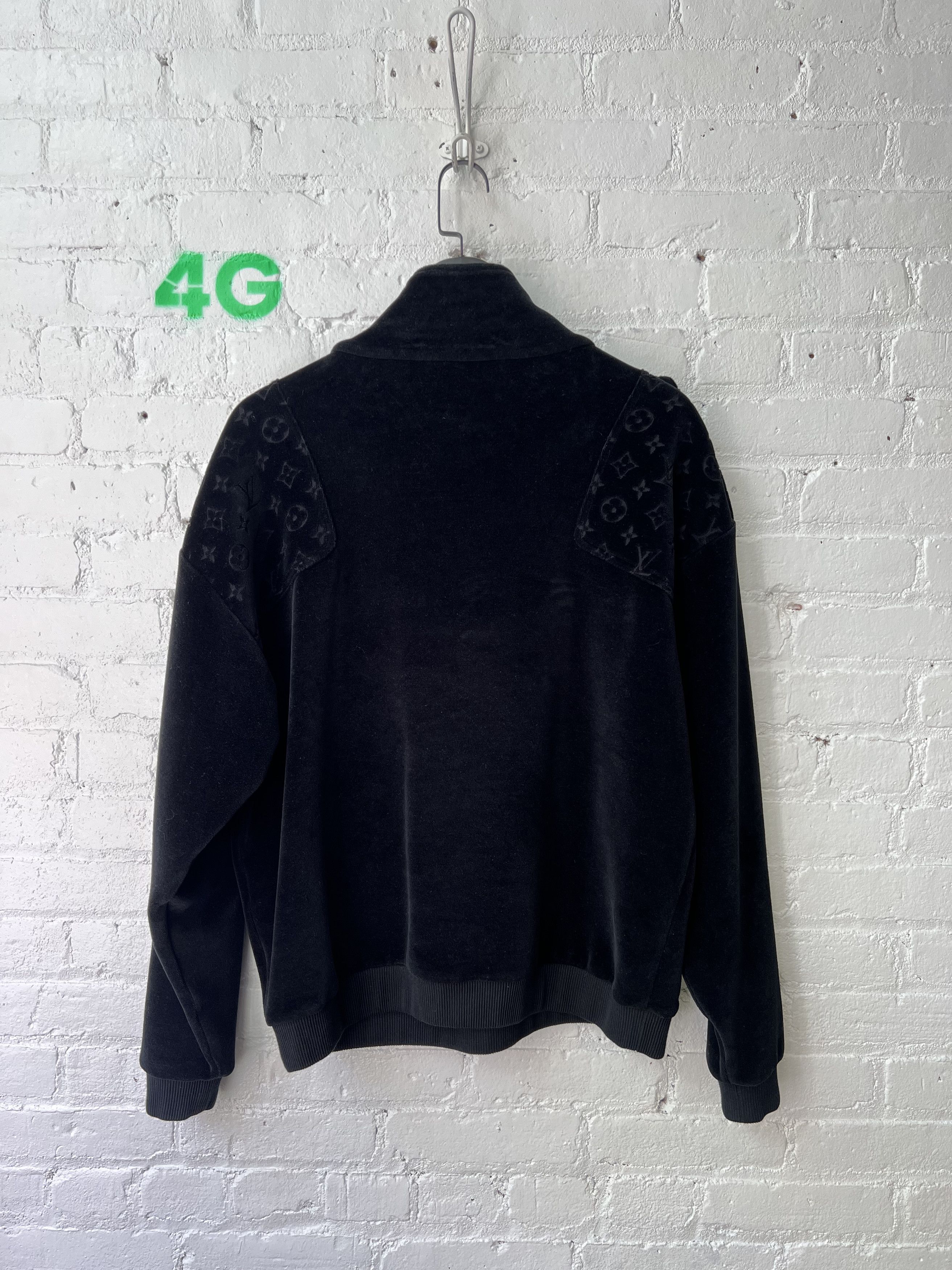 Louis Vuitton LV Virgil Velour Cargo pocket quarter zip sweater Size US L / EU 52-54 / 3 - 8 Thumbnail