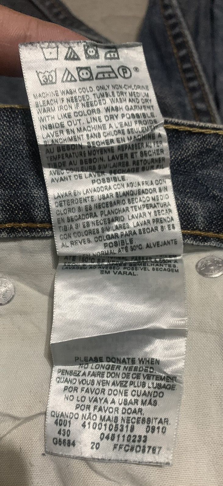 Levi's Vintage Levis 511 Jeans Distressed Size US 33 - 10 Thumbnail