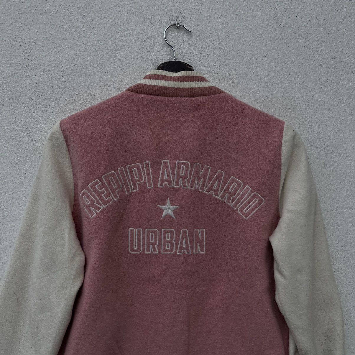 Japanese Brand RARE BIG LOGO VARSITY JACKET REPIPI ARMARIO Size US M / EU 48-50 / 2 - 10 Thumbnail