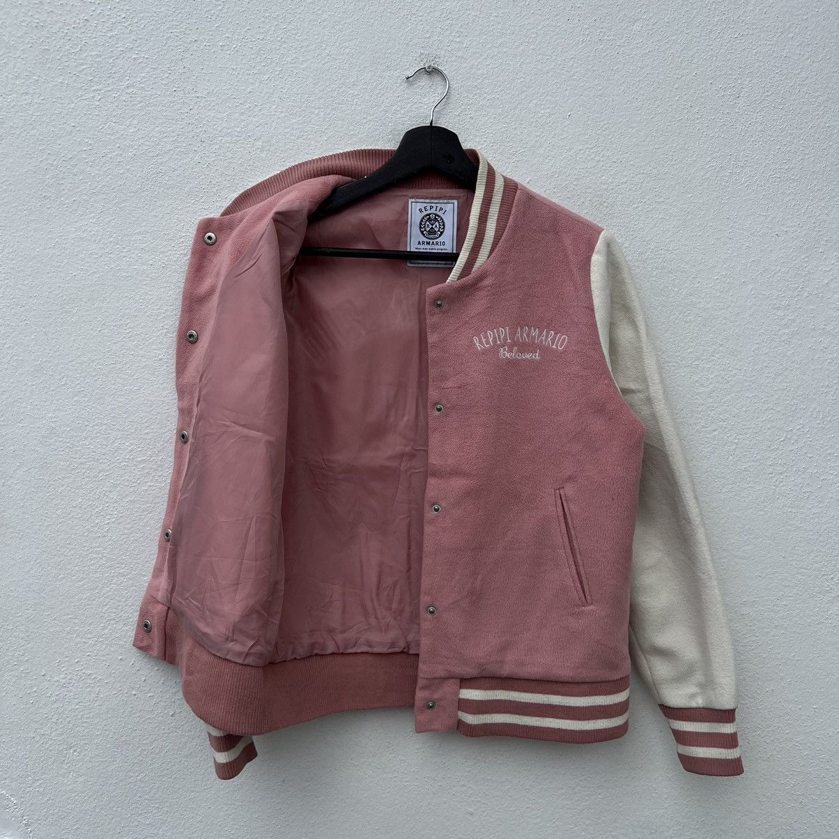 Japanese Brand RARE BIG LOGO VARSITY JACKET REPIPI ARMARIO Size US M / EU 48-50 / 2 - 11 Thumbnail
