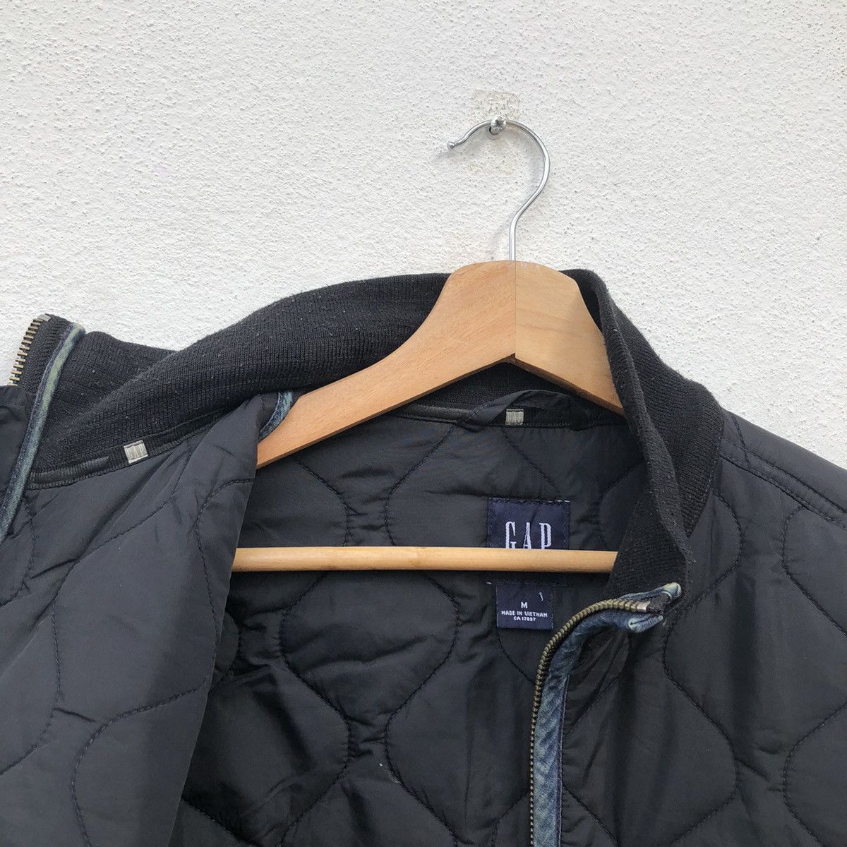 Japanese Brand VINTAGE GAP QUILTED LIGHT PUFFER JACKET Size US M / EU 48-50 / 2 - 12 Thumbnail