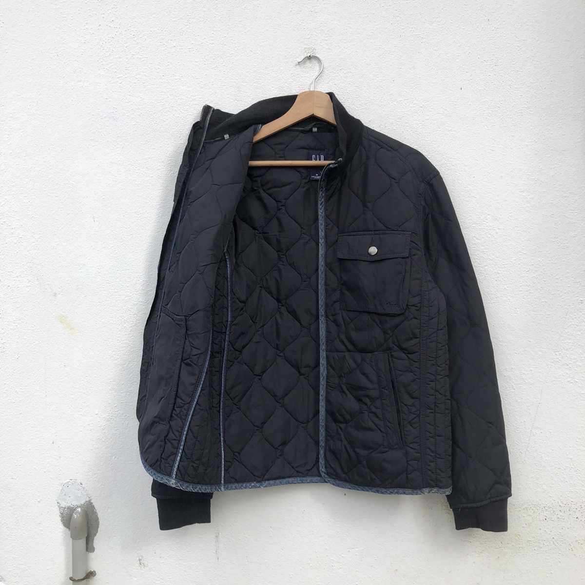 Japanese Brand VINTAGE GAP QUILTED LIGHT PUFFER JACKET Size US M / EU 48-50 / 2 - 10 Thumbnail