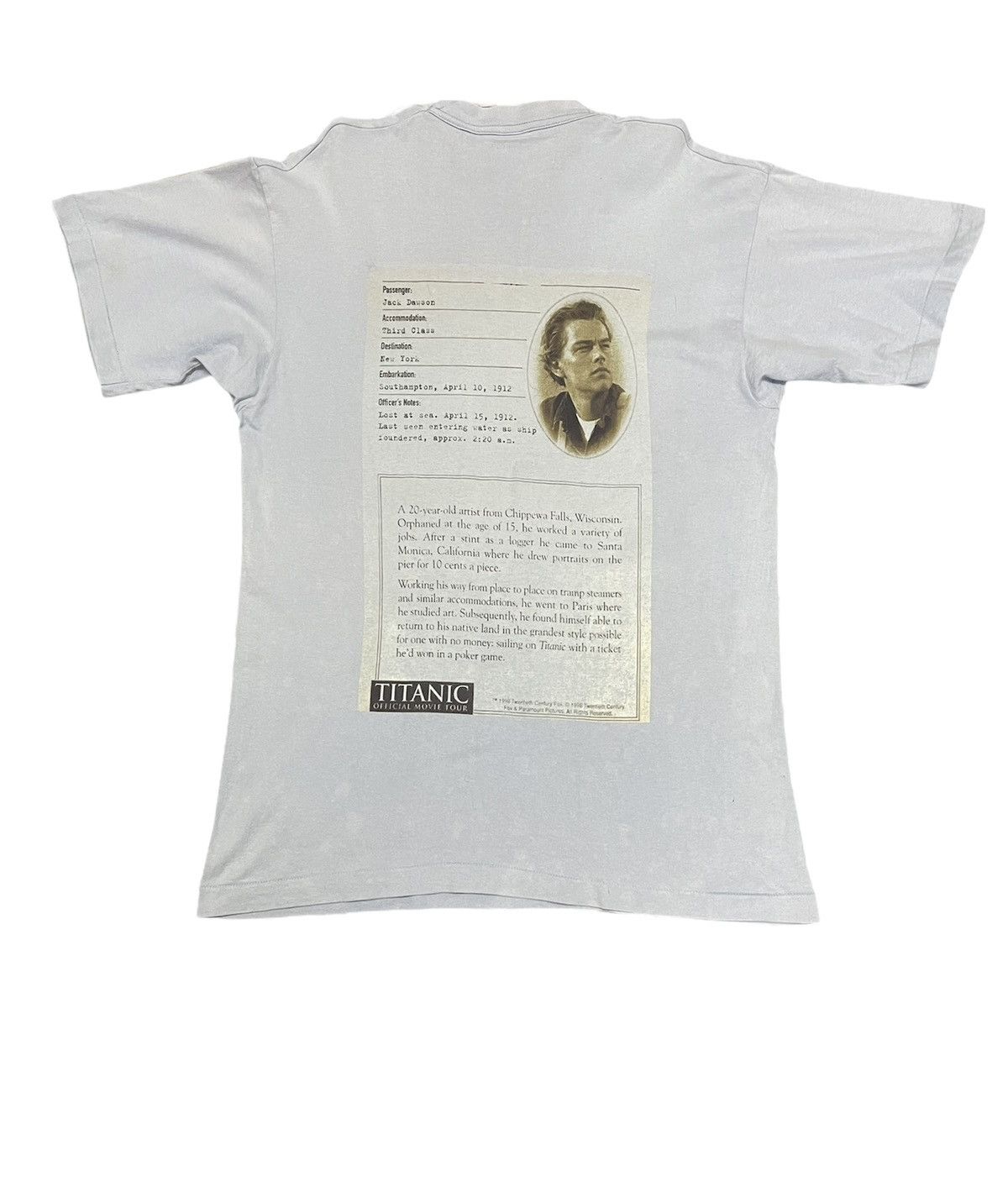Vintage Vintage 90s Titanic movie tee Size US L / EU 52-54 / 3 - 2 Thumbnail