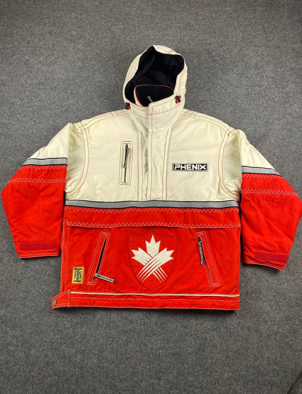 Phenix vintage phenix half zipper ski jacket very nice design Size US S / EU 44-46 / 1 - 1 Thumbnail