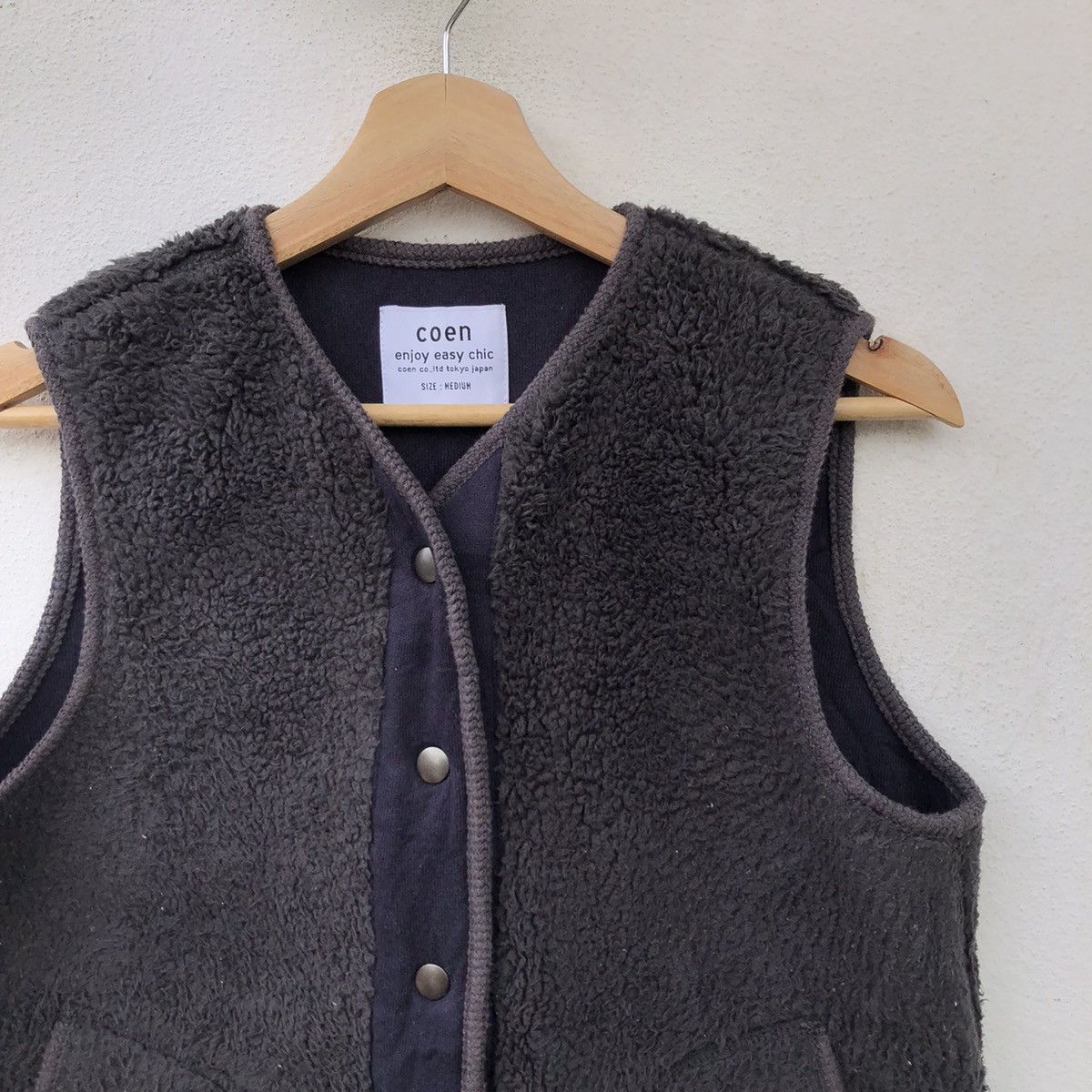 Japanese Brand COEN CO.LTD TOKYO JAPAN FLEECE VEST Size US M / EU 48-50 / 2 - 2 Thumbnail