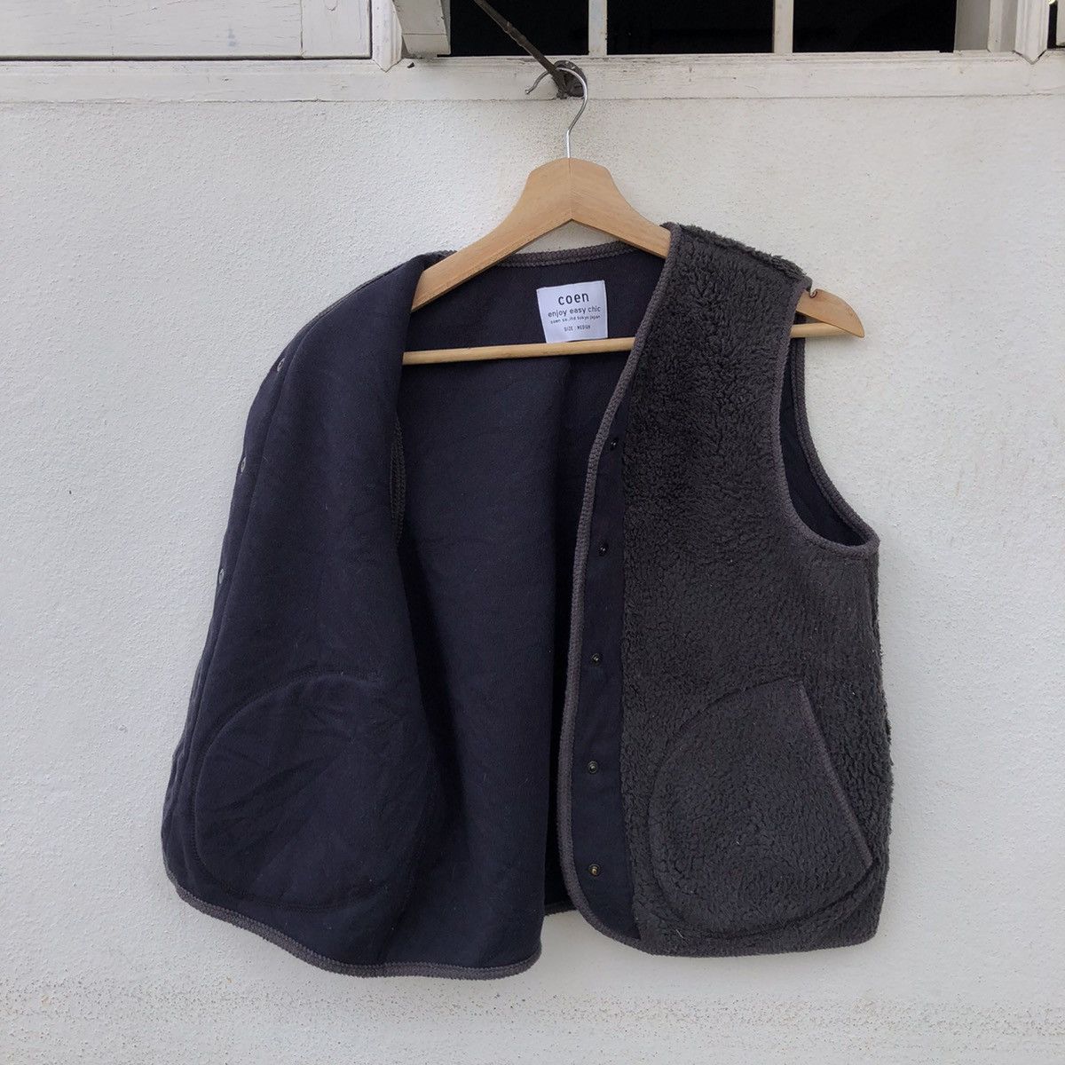 Japanese Brand COEN CO.LTD TOKYO JAPAN FLEECE VEST Size US M / EU 48-50 / 2 - 6 Thumbnail