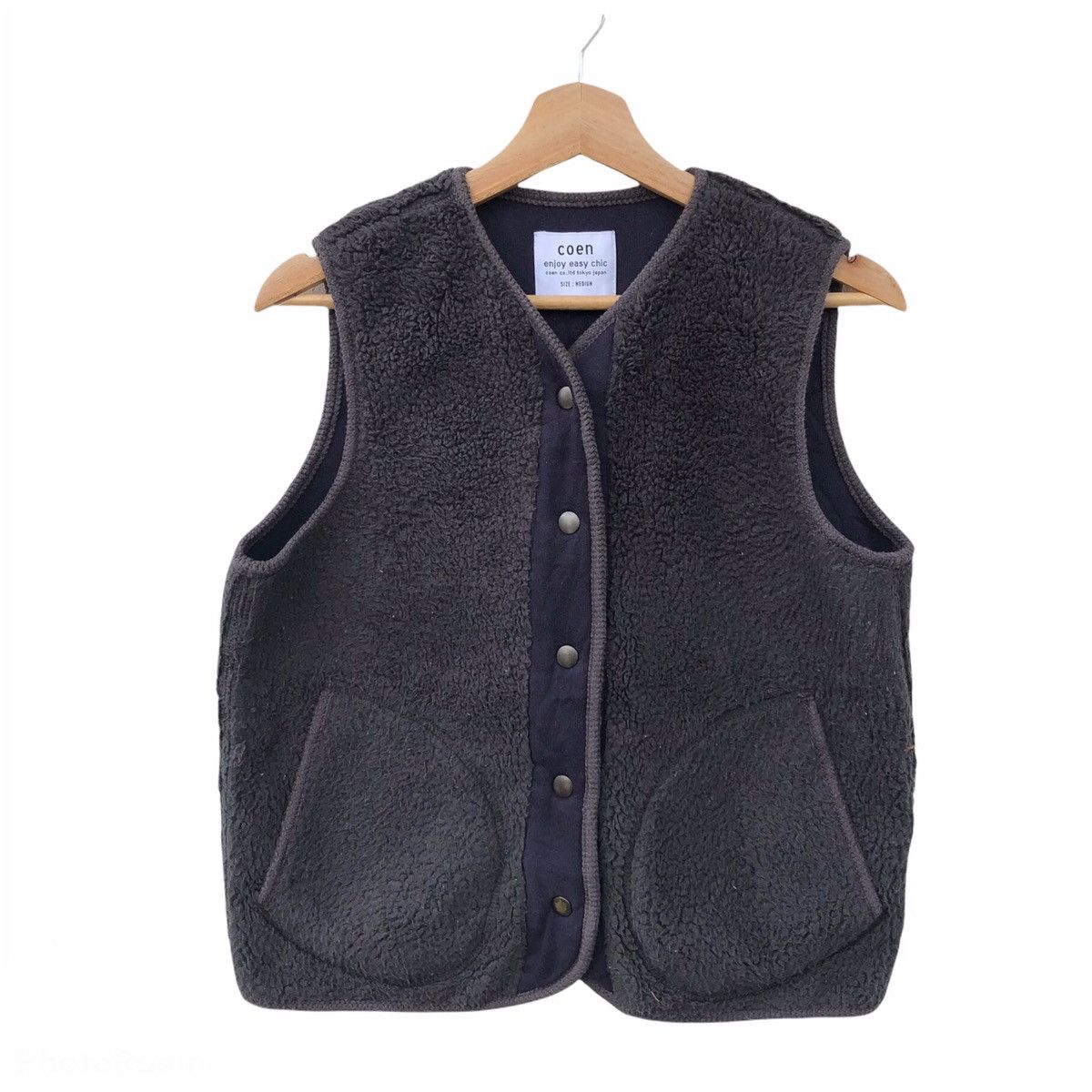 Japanese Brand COEN CO.LTD TOKYO JAPAN FLEECE VEST Size US M / EU 48-50 / 2 - 1 Thumbnail