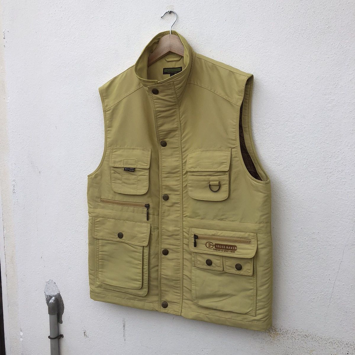 Japanese Brand MULTI POCKET VEST TANK TOP CROSS HAVEN RARE DESIGN Size US L / EU 52-54 / 3 - 3 Thumbnail