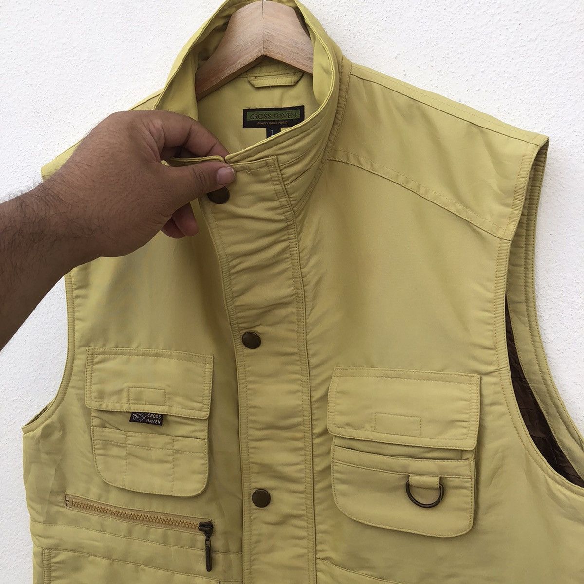 Japanese Brand MULTI POCKET VEST TANK TOP CROSS HAVEN RARE DESIGN Size US L / EU 52-54 / 3 - 7 Thumbnail