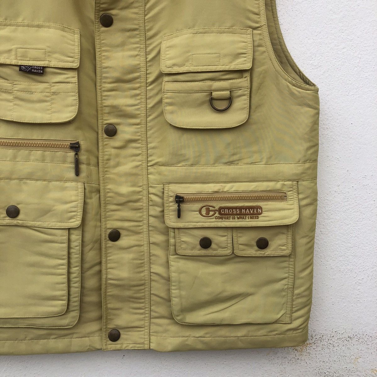 Japanese Brand MULTI POCKET VEST TANK TOP CROSS HAVEN RARE DESIGN Size US L / EU 52-54 / 3 - 4 Thumbnail