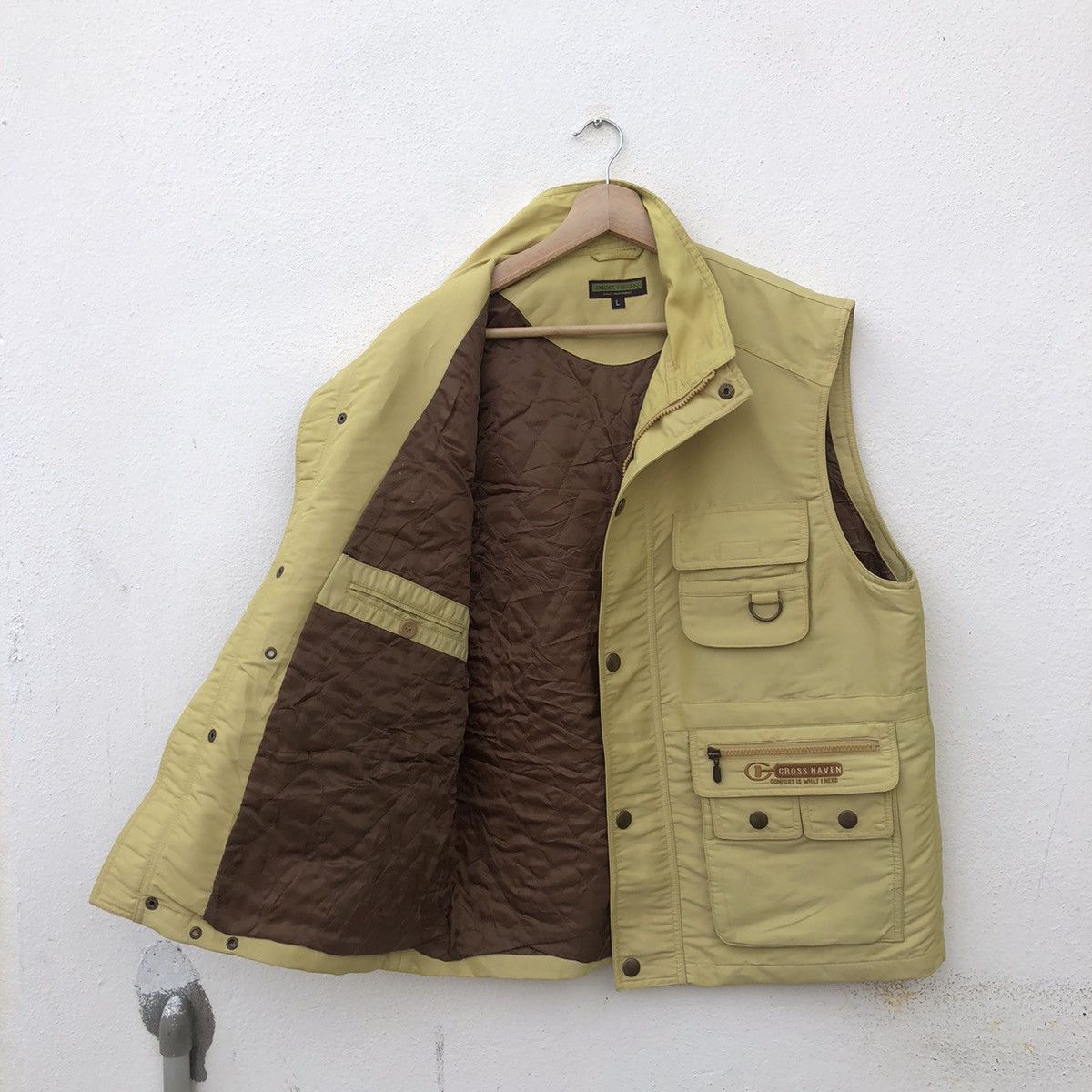 Japanese Brand MULTI POCKET VEST TANK TOP CROSS HAVEN RARE DESIGN Size US L / EU 52-54 / 3 - 2 Thumbnail
