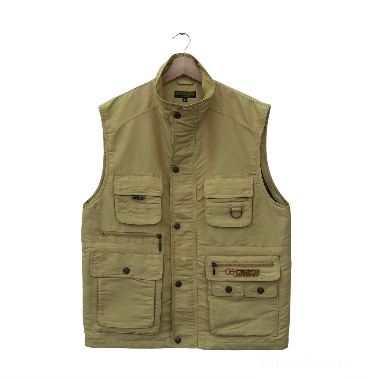 Japanese Brand MULTI POCKET VEST TANK TOP CROSS HAVEN RARE DESIGN Size US L / EU 52-54 / 3 - 1 Thumbnail