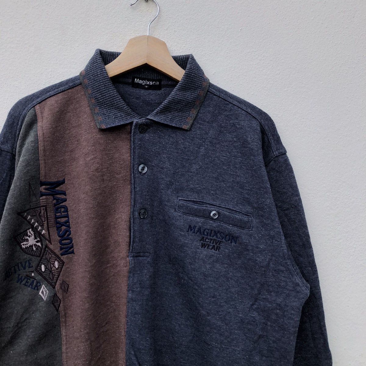 Japanese Brand VINTAGE MAGIXSON COLLAR SWEATSHIRT RARE DESIGN BIG LOGO Size US M / EU 48-50 / 2 - 4 Thumbnail