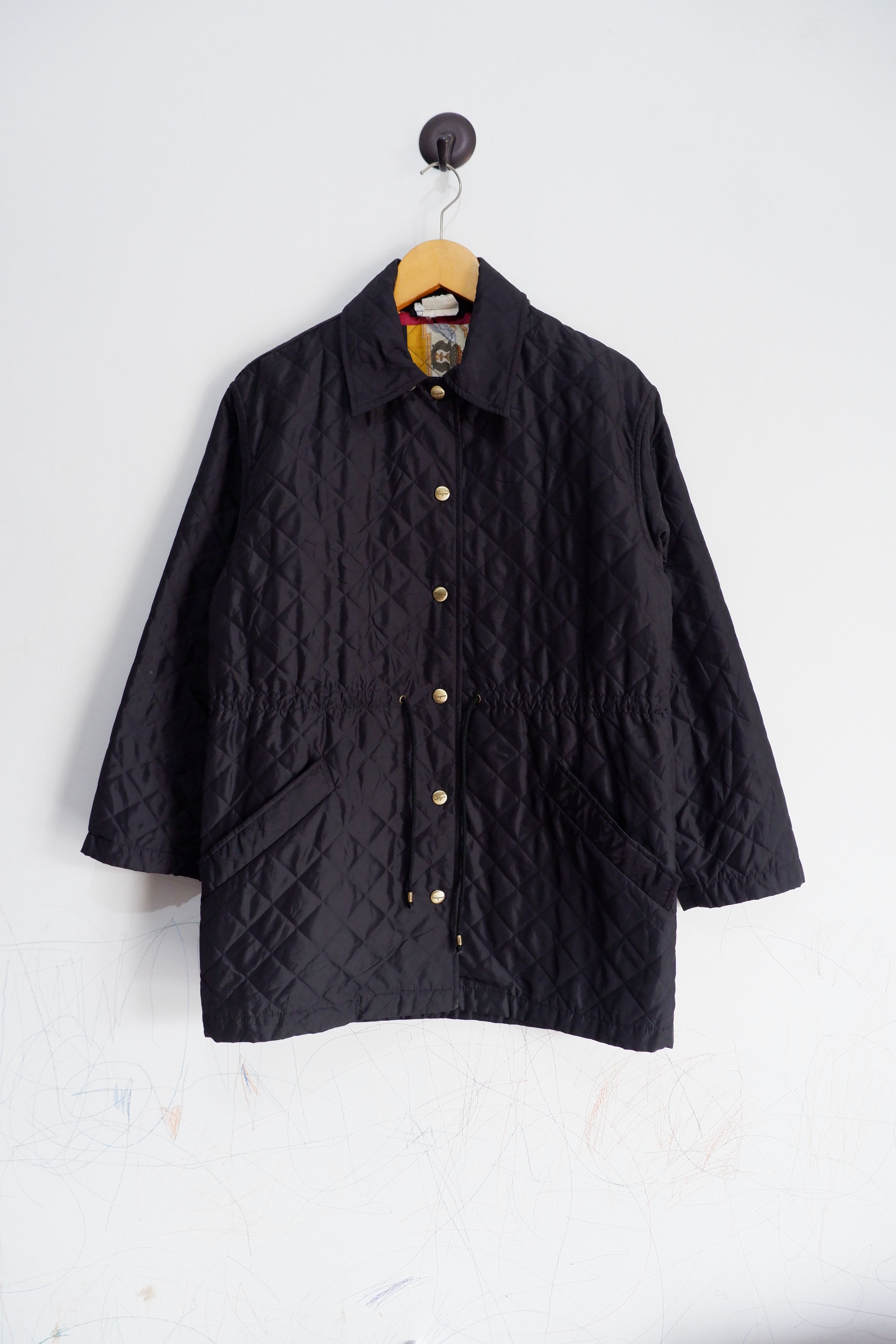 Vintage 90s Salvatore Ferragamo Quilted Jacket