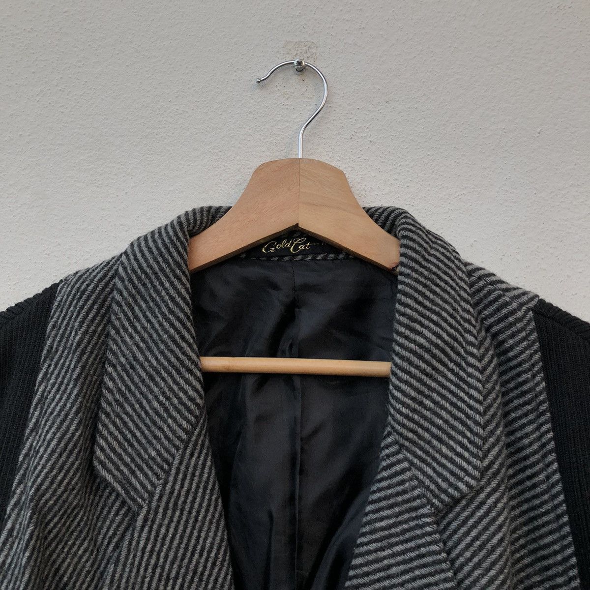 Japanese Brand VINTAGE GOLD CAT BOMBER JACKET HERRINGBONE DESIGN Size US M / EU 48-50 / 2 - 7 Thumbnail