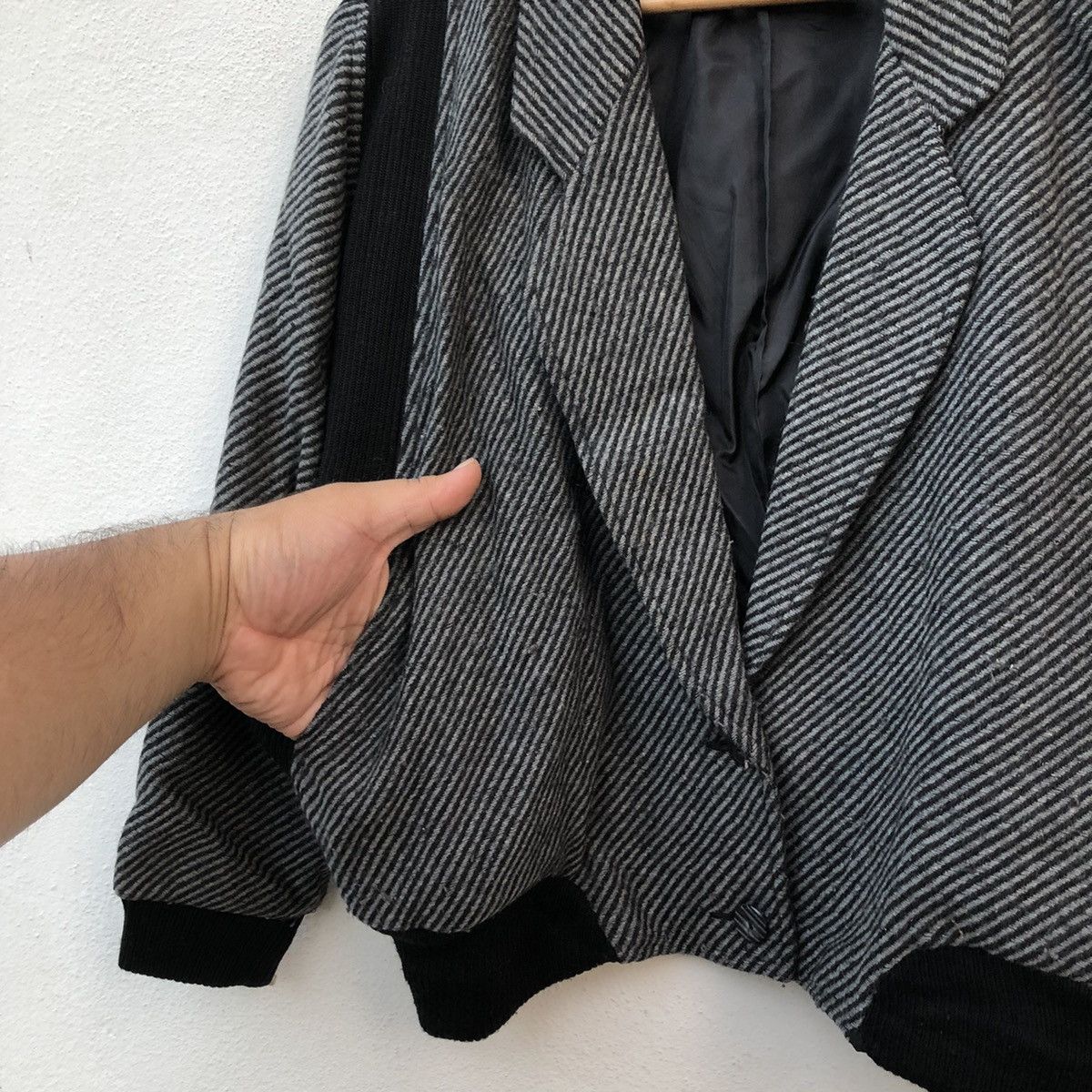 Japanese Brand VINTAGE GOLD CAT BOMBER JACKET HERRINGBONE DESIGN Size US M / EU 48-50 / 2 - 5 Thumbnail