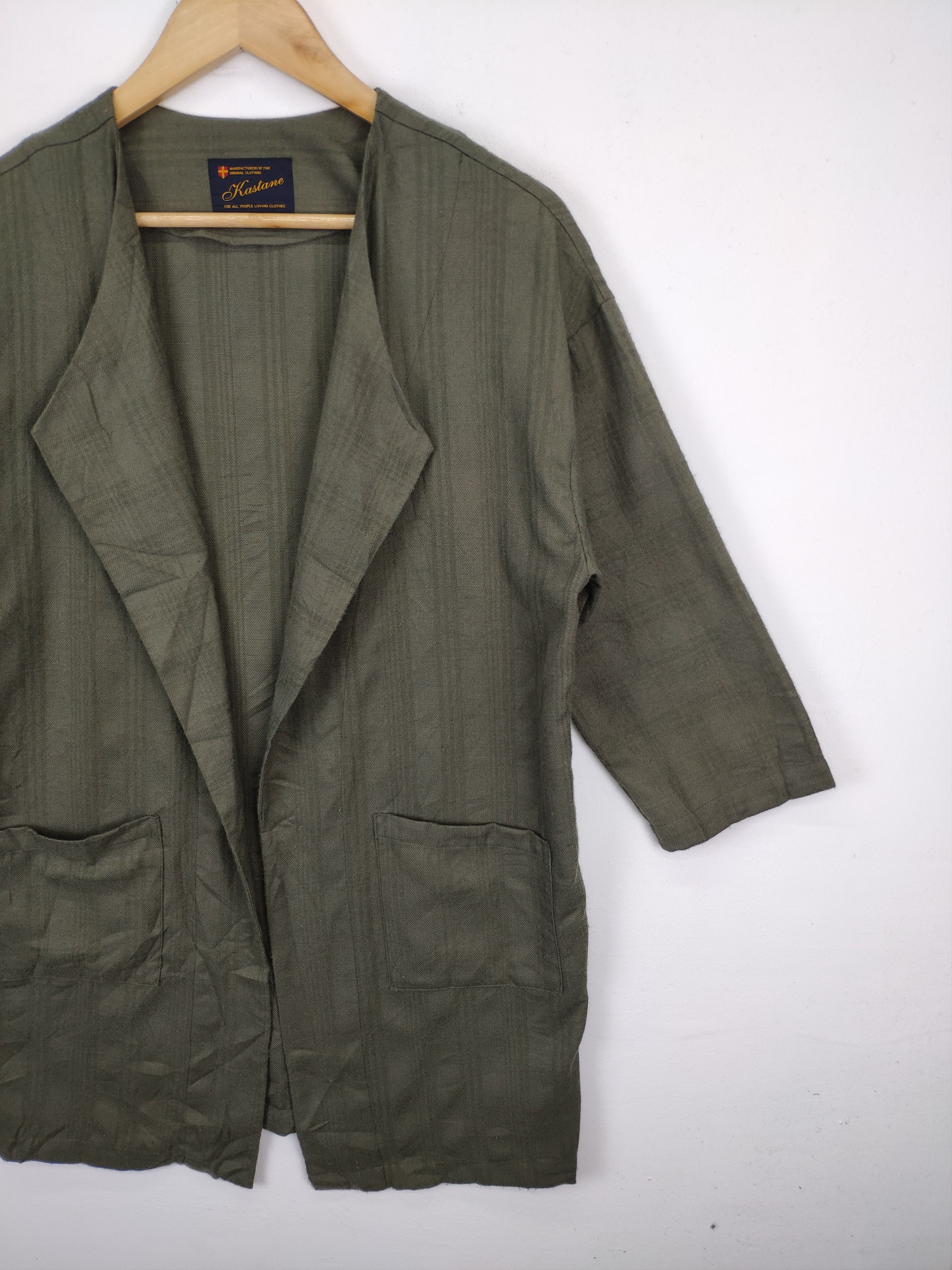 Japanese Brand Vintage Japanese Cardigan Kimono by Kastane Size M / US 6-8 / IT 42-44 - 5 Thumbnail