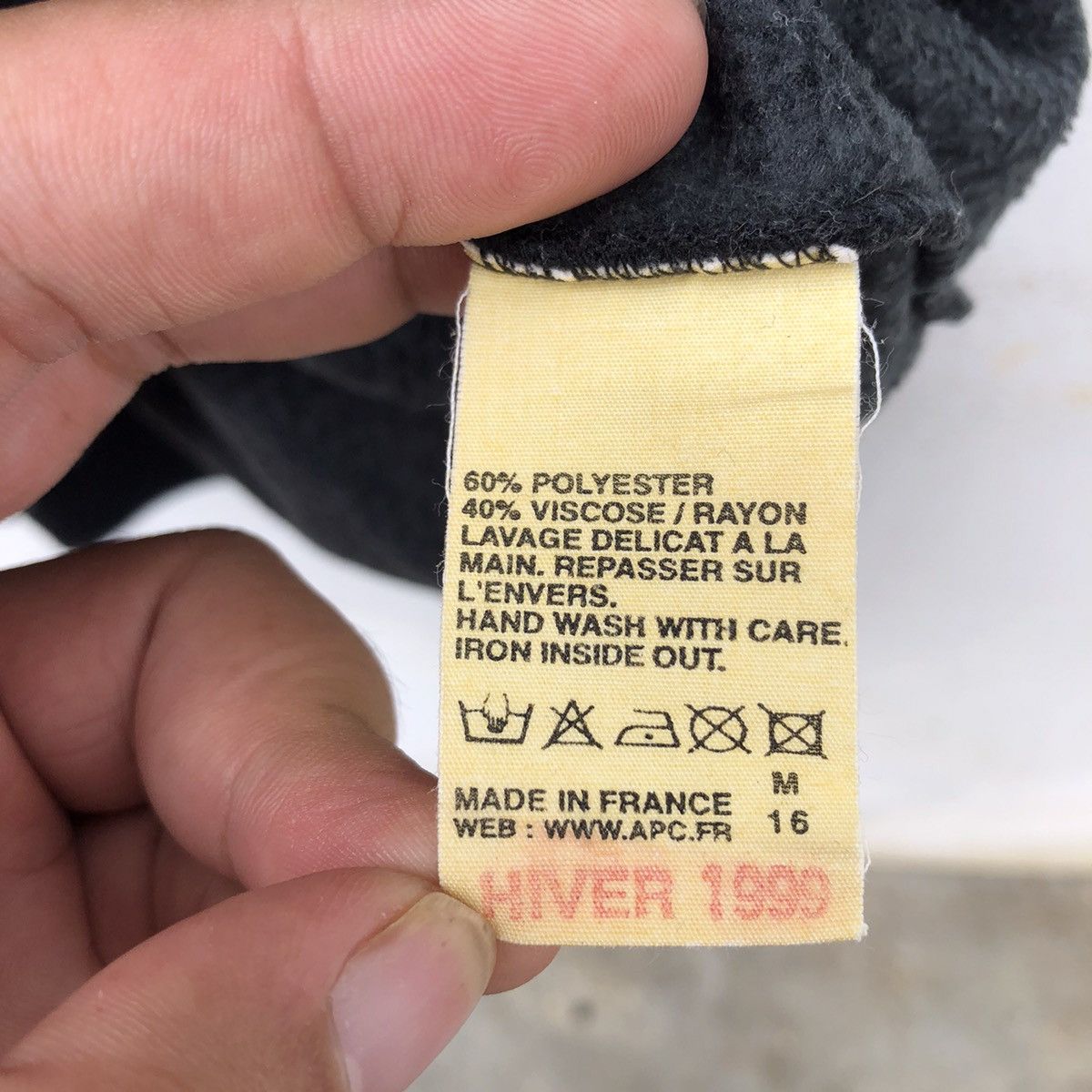 A.P.C. A.P.C HOODIE SWEATER HIVER 1999 BIG LOGO ROCK STEADY Size US M / EU 48-50 / 2 - 7 Thumbnail