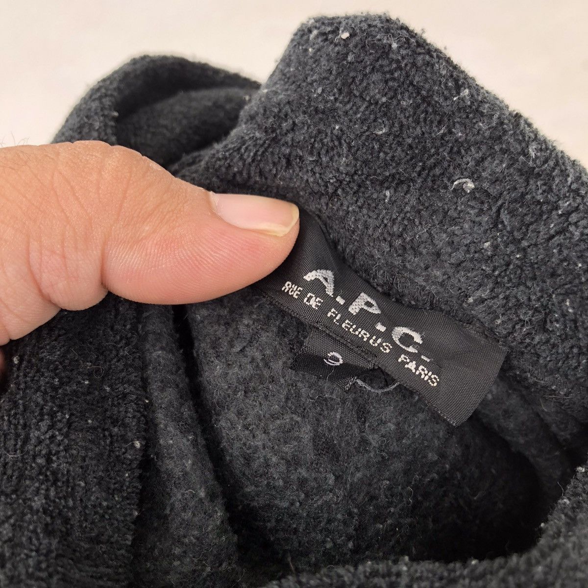 A.P.C. A.P.C HOODIE SWEATER HIVER 1999 BIG LOGO ROCK STEADY Size US M / EU 48-50 / 2 - 6 Thumbnail