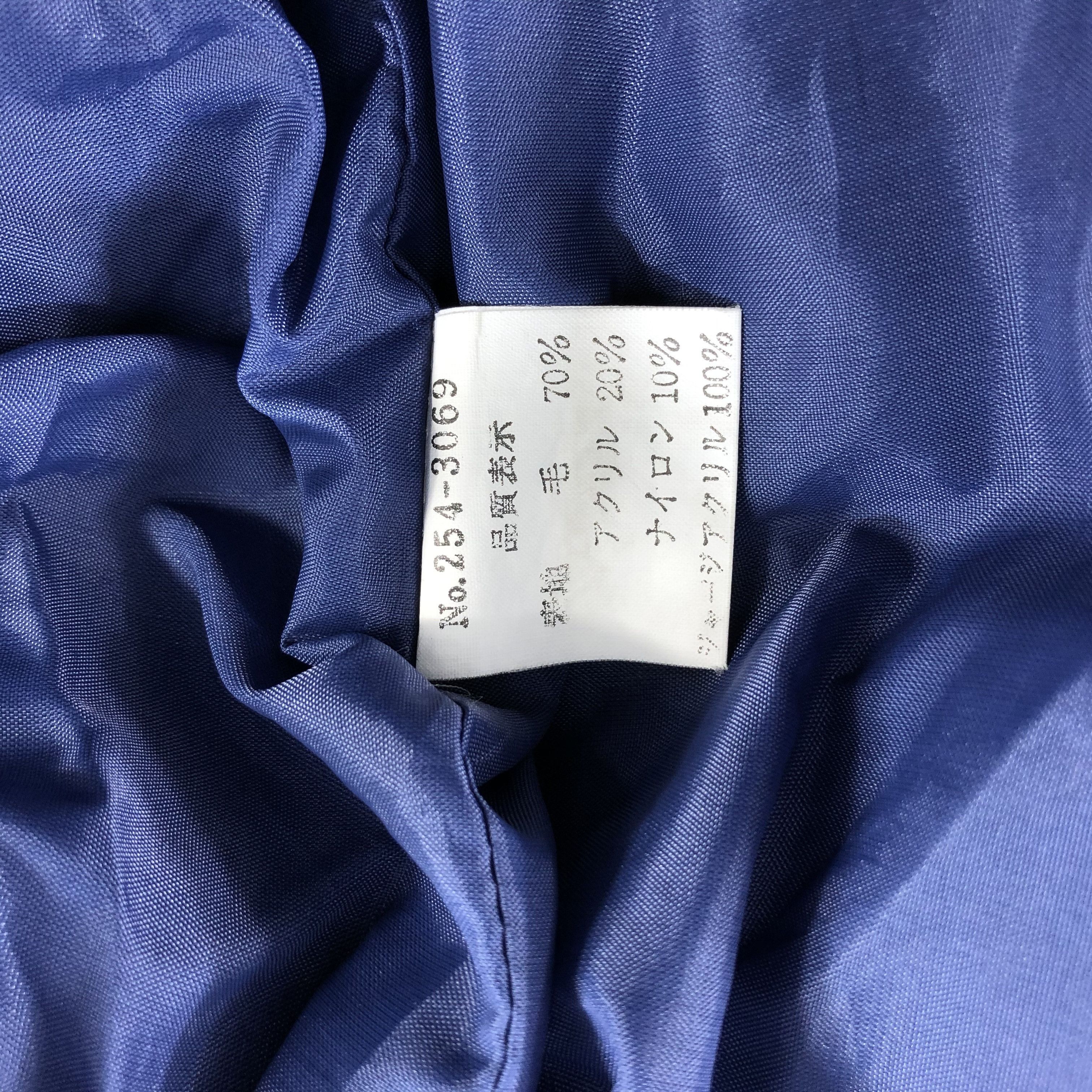 Japanese Brand 90s Bonmarlen Blue Wool Bomber Varsity Jacket JC58 Size US S / EU 44-46 / 1 - 6 Thumbnail