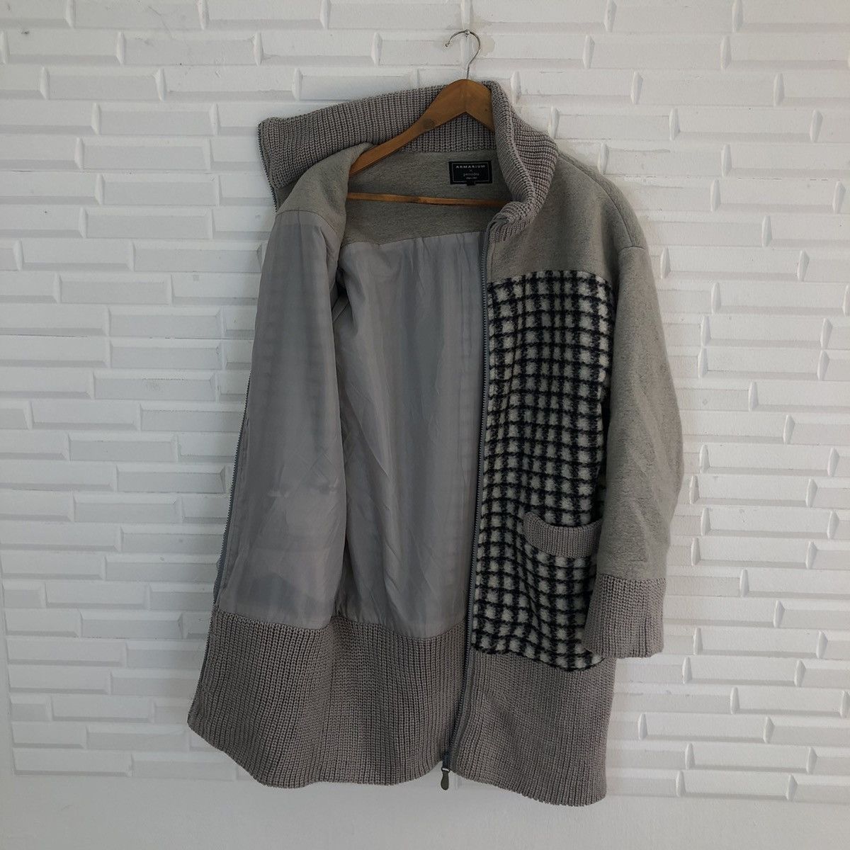 Japanese Brand VINTAGE ARMARIUM X PERSODEA WHITE LABEL ZIPPER JACKET Size US L / EU 52-54 / 3 - 8 Thumbnail