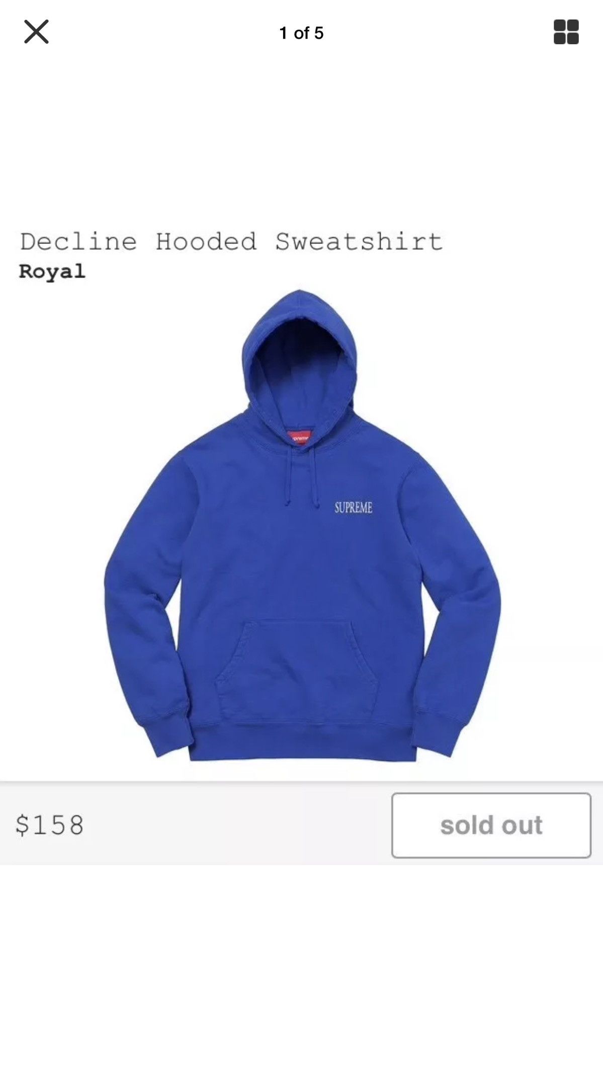 Supreme Decline Hoodie Grailed