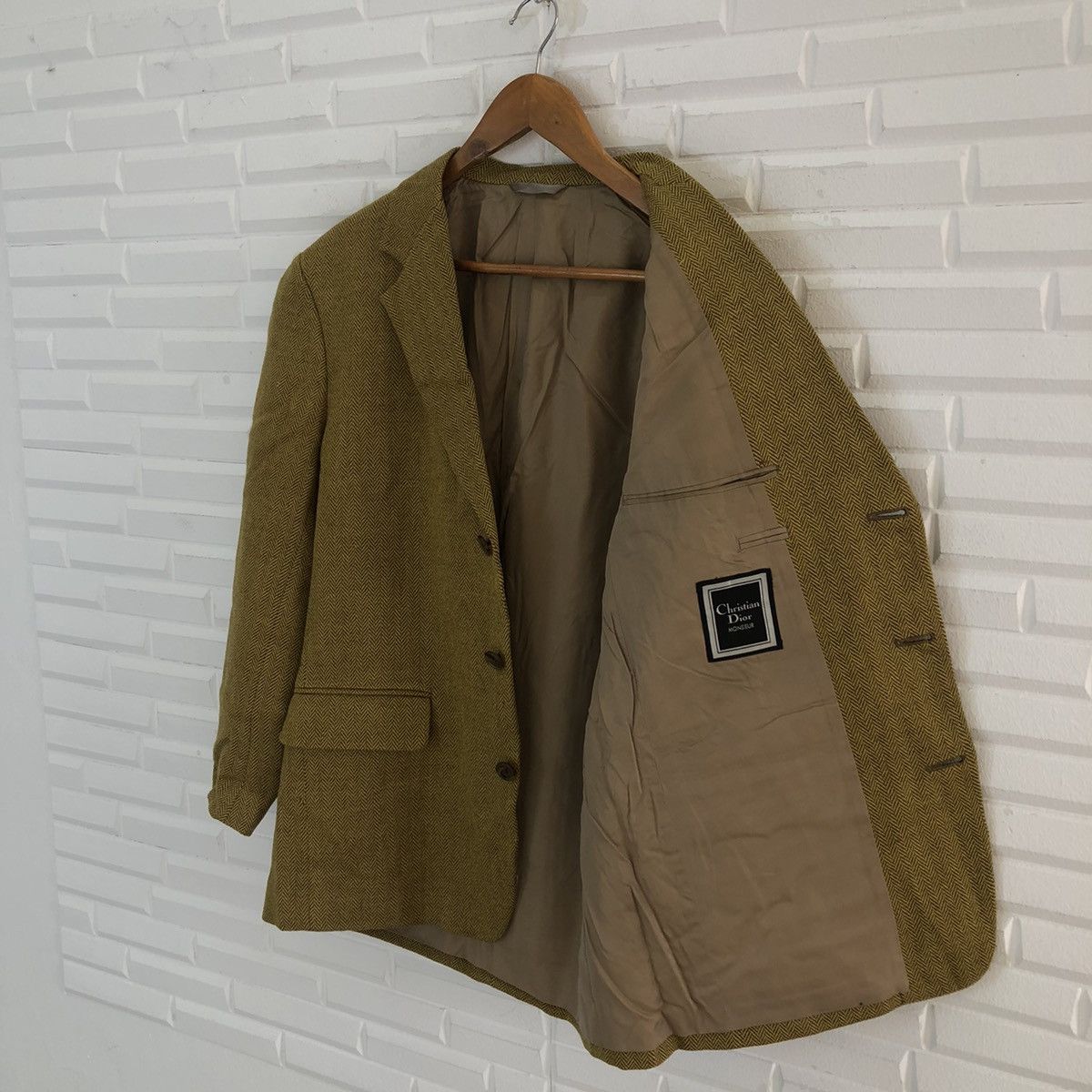 Christian Dior Monsieur VINTAGE HERRINGBONE JACKET CHRISTIAN DIOR MONSIEUR Size US M / EU 48-50 / 2 - 9 Thumbnail
