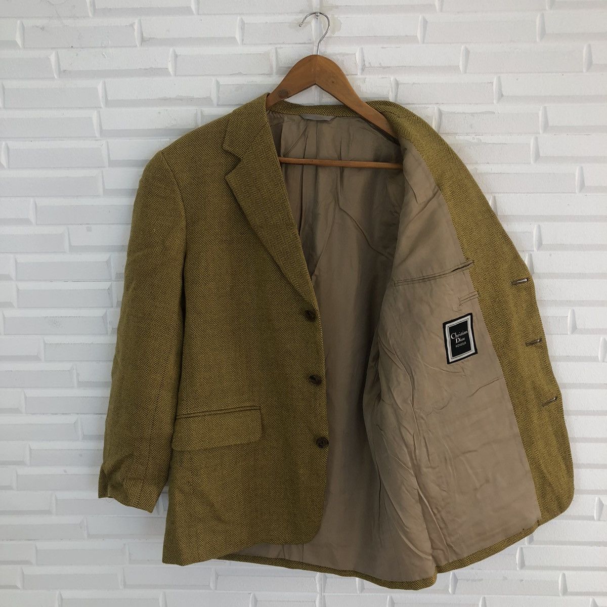 Christian Dior Monsieur VINTAGE HERRINGBONE JACKET CHRISTIAN DIOR MONSIEUR Size US M / EU 48-50 / 2 - 8 Thumbnail