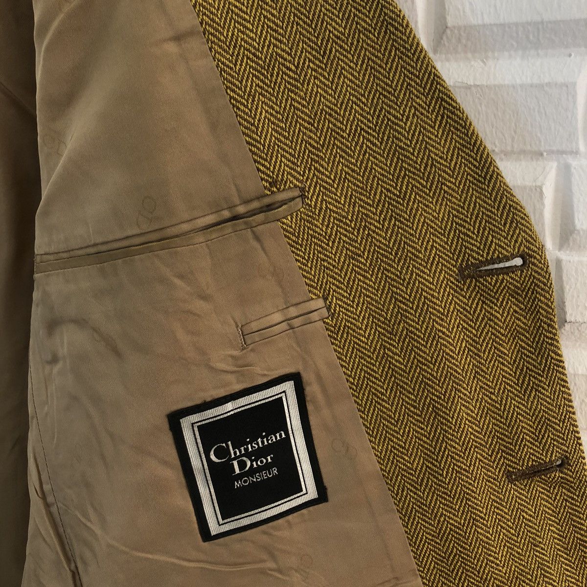 Christian Dior Monsieur VINTAGE HERRINGBONE JACKET CHRISTIAN DIOR MONSIEUR Size US M / EU 48-50 / 2 - 10 Thumbnail